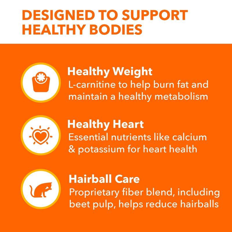 slide 6 of 10, IAMS Proactive Health Weight Control and Hairball Care with Chicken and Turkey Flavor Indoor Dry Cat Food - 3.5lbs, 3.5 lb