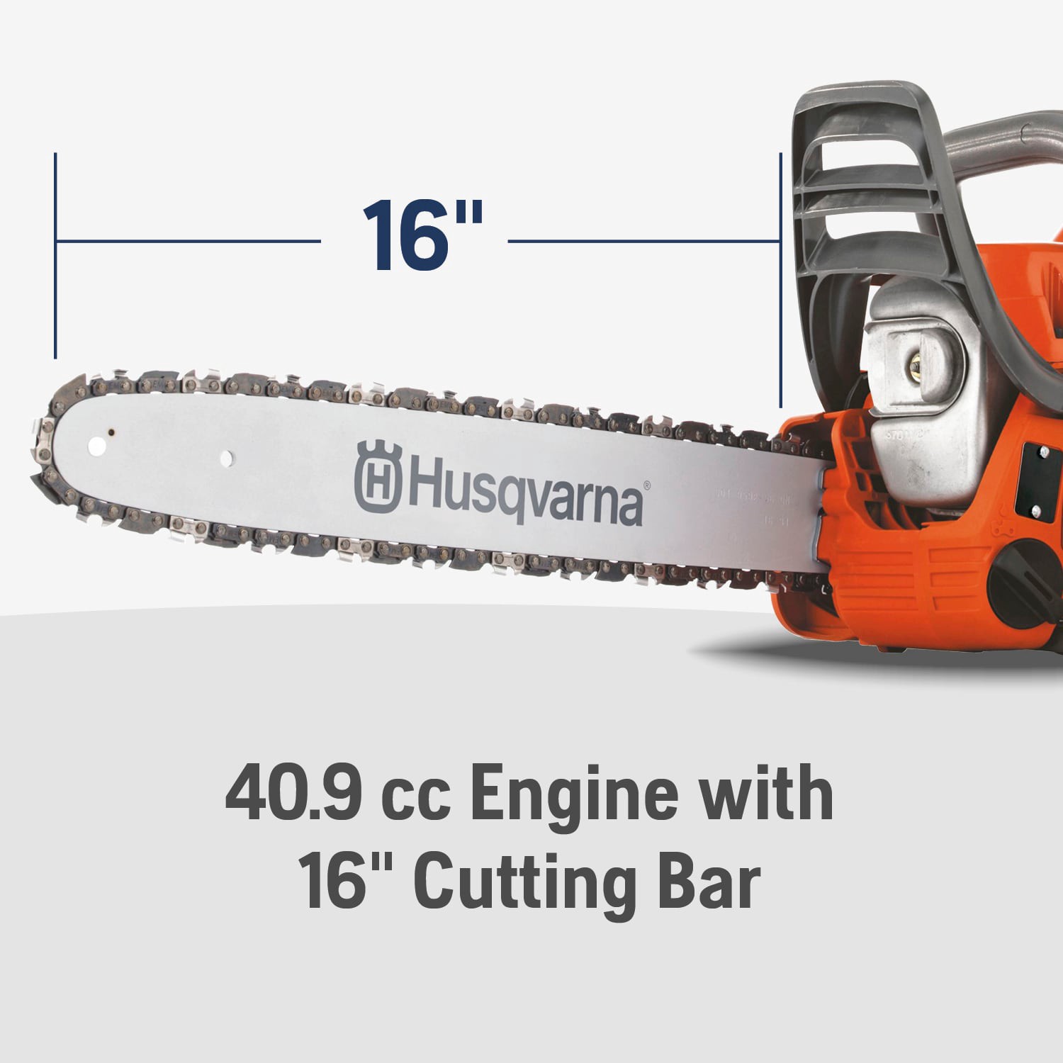 slide 4 of 6, Husqvarna 435 40.9-cc 2-cycle 16-in Gas Chainsaw, 1 ct