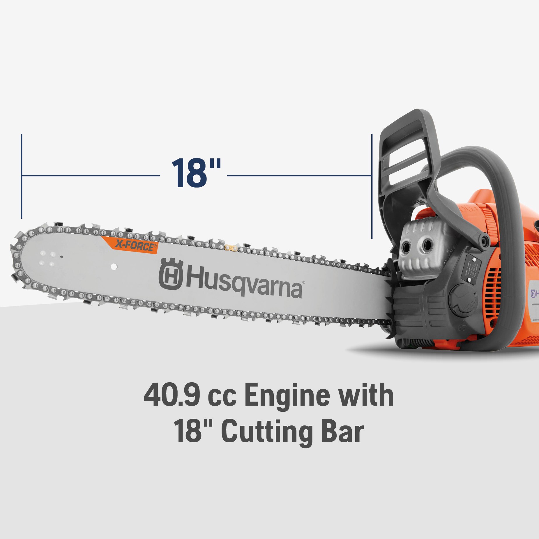 slide 5 of 6, Husqvarna 440 40.9-cc 2-cycle 18-in Gas Chainsaw, 1 ct