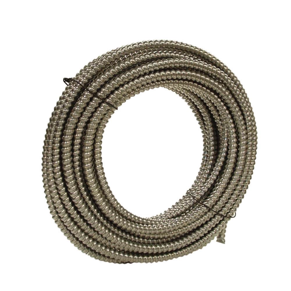 slide 1 of 2, Southwire 1/2-in x 100-ft Gray Metallic Flex Conduit, 1 ct