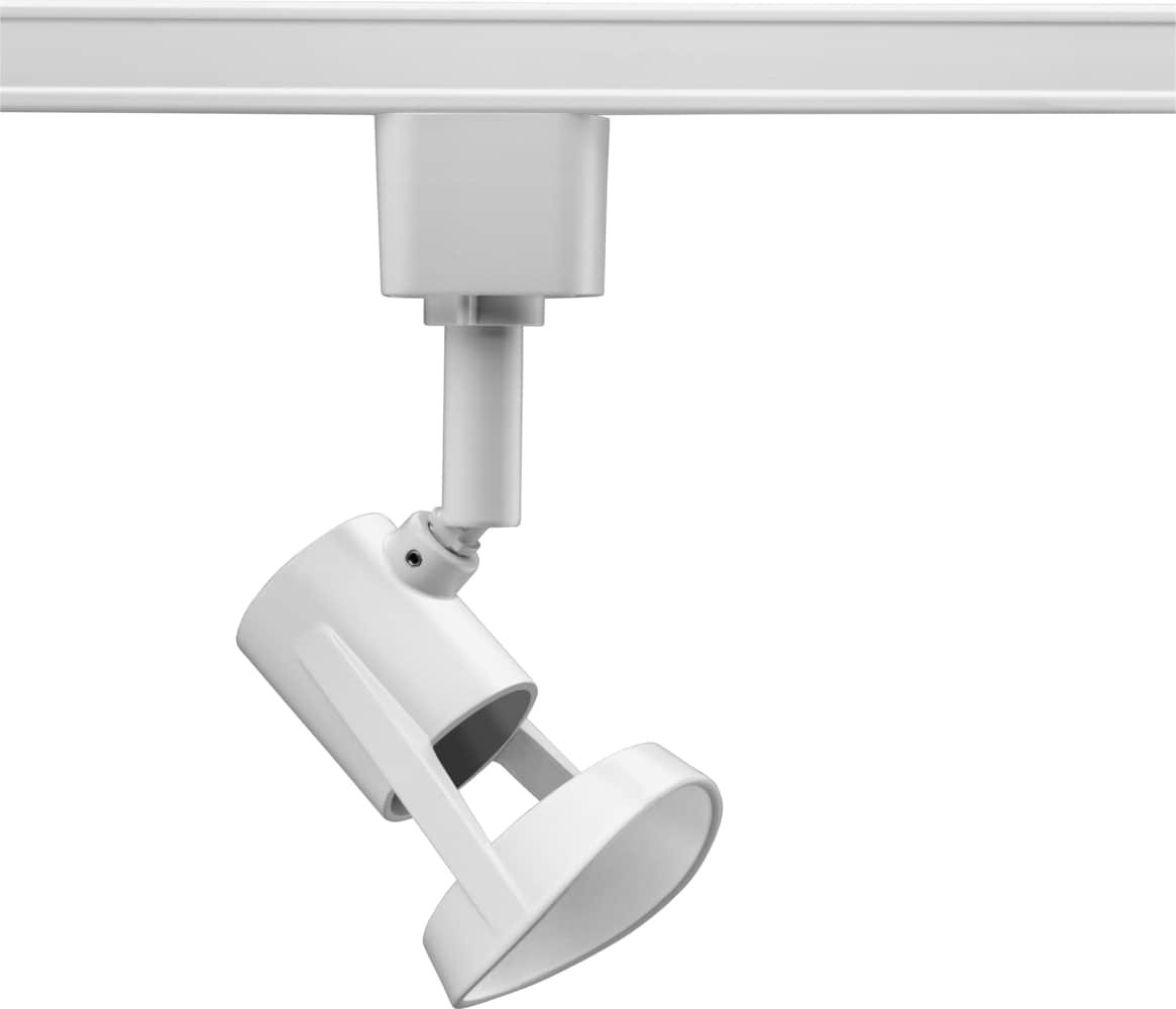 slide 2 of 4, Lithonia Lighting LTHNFLT Series Head 1 -Light Matte Matte White GU10 pin base Flat back Head(s) for Linear Track Lights, 1 ct