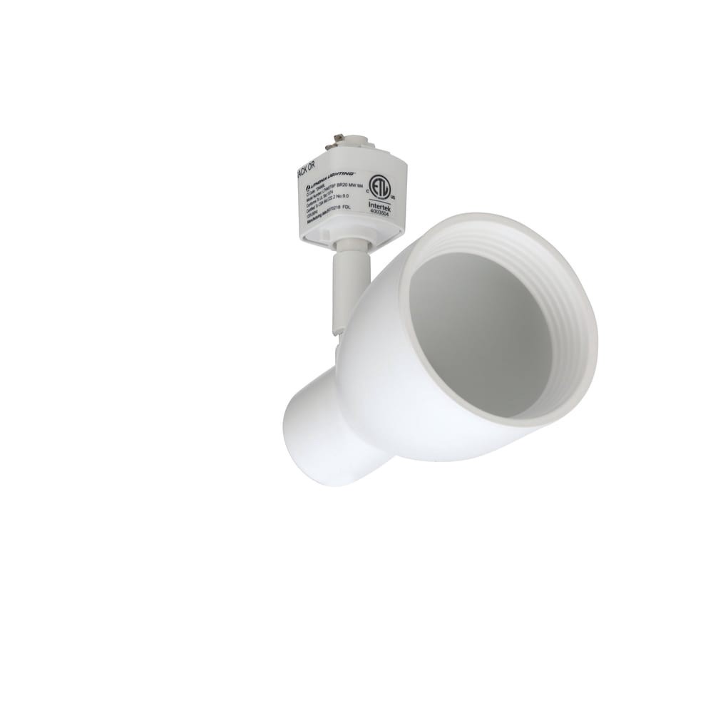 slide 5 of 5, Lithonia Lighting LTHNSTBF Series Head 1 -Light Matte Matte White dimmable Integrated Step Head(s) for Linear Track Lights, 1 ct
