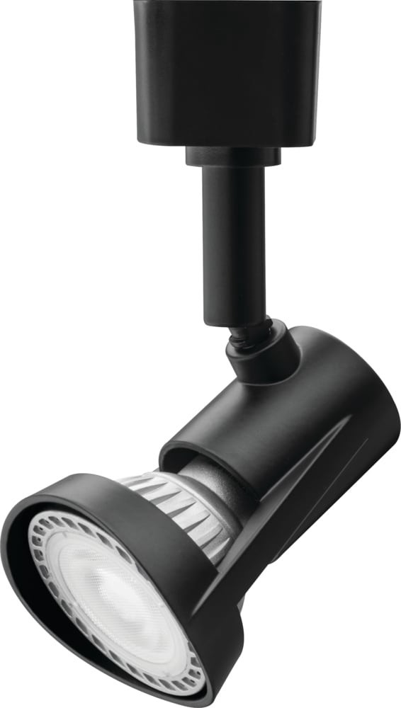 slide 2 of 3, Lithonia Lighting LTHNFLT Series Head 1 -Light Matte Black GU10 pin base Flat back Head(s) for Linear Track Lights, 1 ct