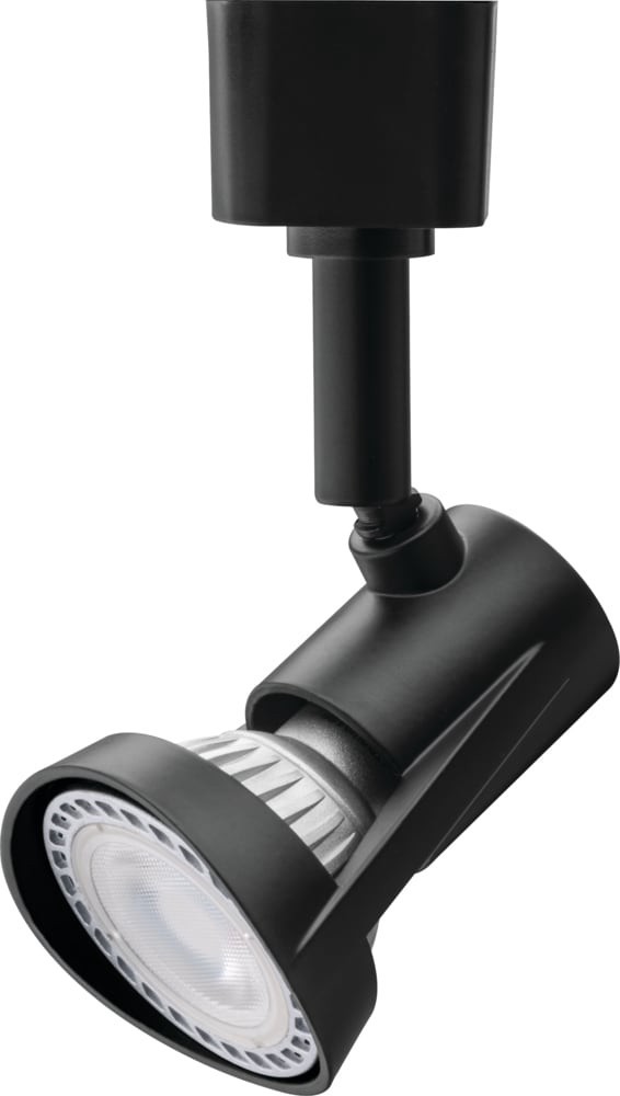 slide 3 of 3, Lithonia Lighting LTHNFLT Series Head 1 -Light Matte Black GU10 pin base Flat back Head(s) for Linear Track Lights, 1 ct