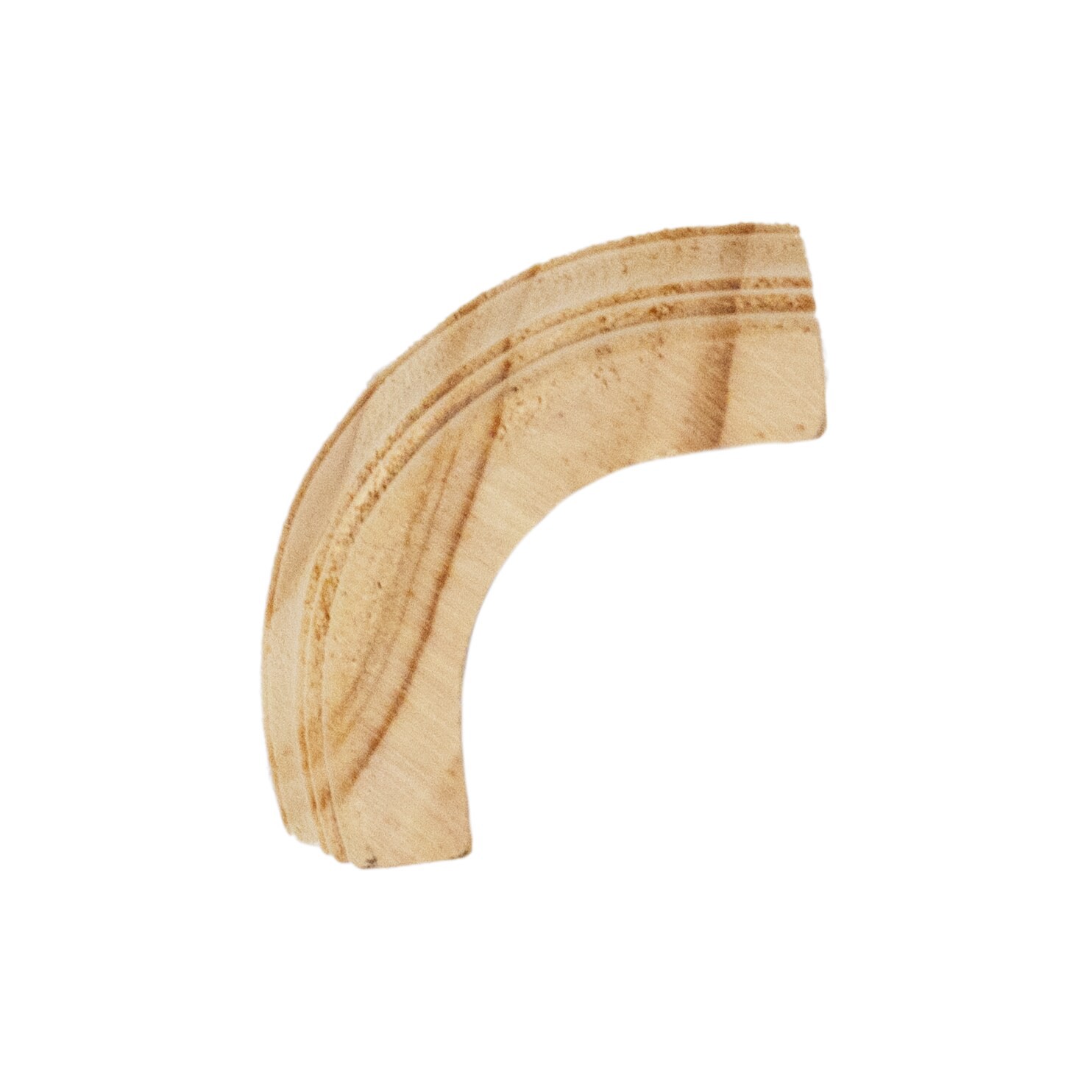 slide 2 of 6, RELIABILT 3-1/4-in x 9/16-in Interior Unfinished 3367 Outside corner Baseboard Moulding Block, 1 ct