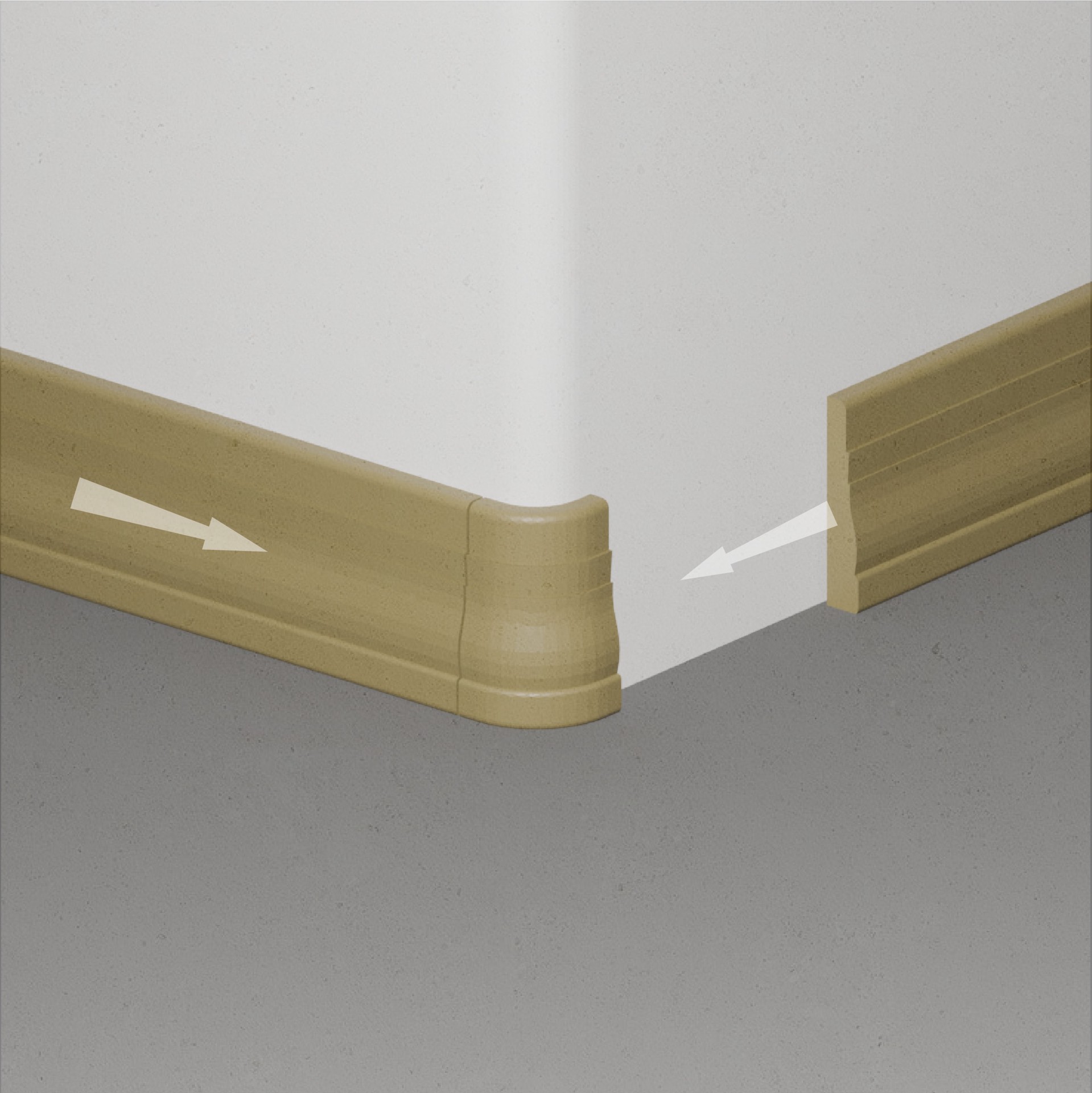 slide 6 of 6, RELIABILT 3-1/4-in x 9/16-in Interior Unfinished 3367 Outside corner Baseboard Moulding Block, 1 ct