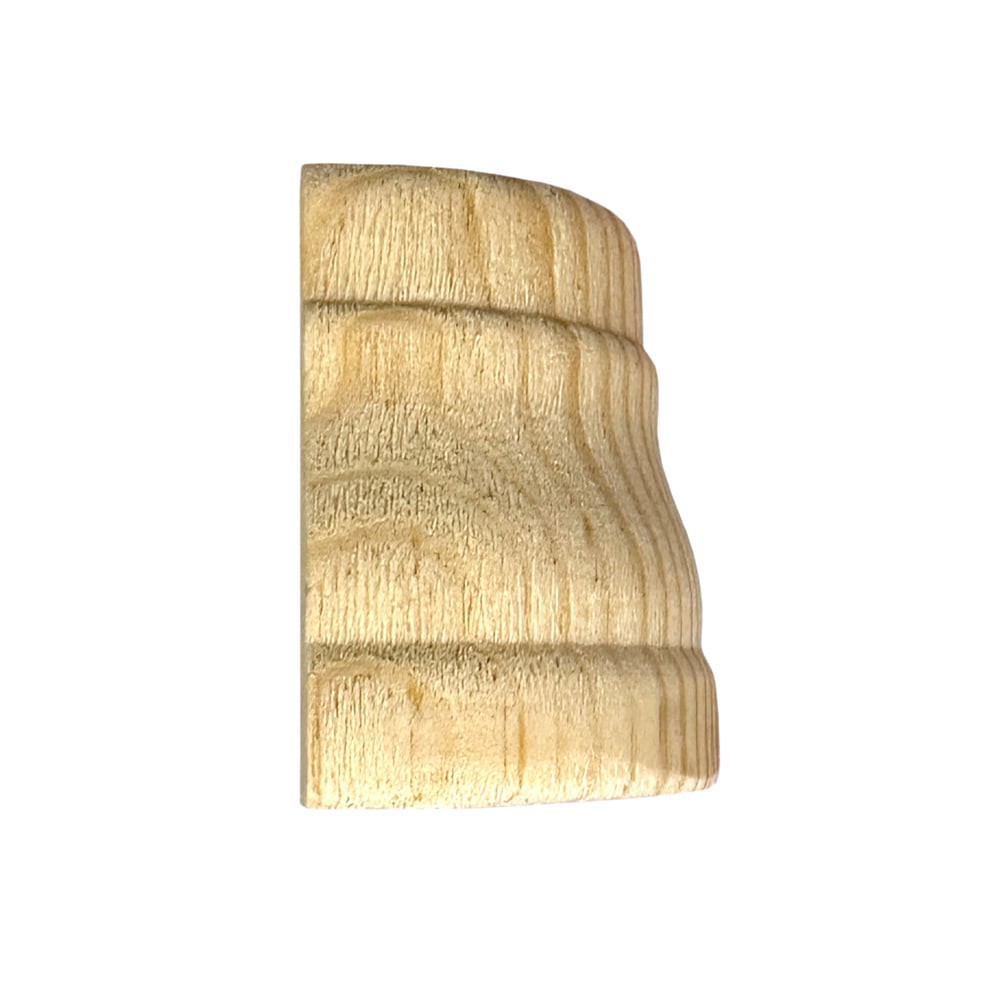 slide 2 of 6, RELIABILT 2-1/4-in x 9/16-in Interior Unfinished 356 Outside corner Baseboard Moulding Block, 1 ct