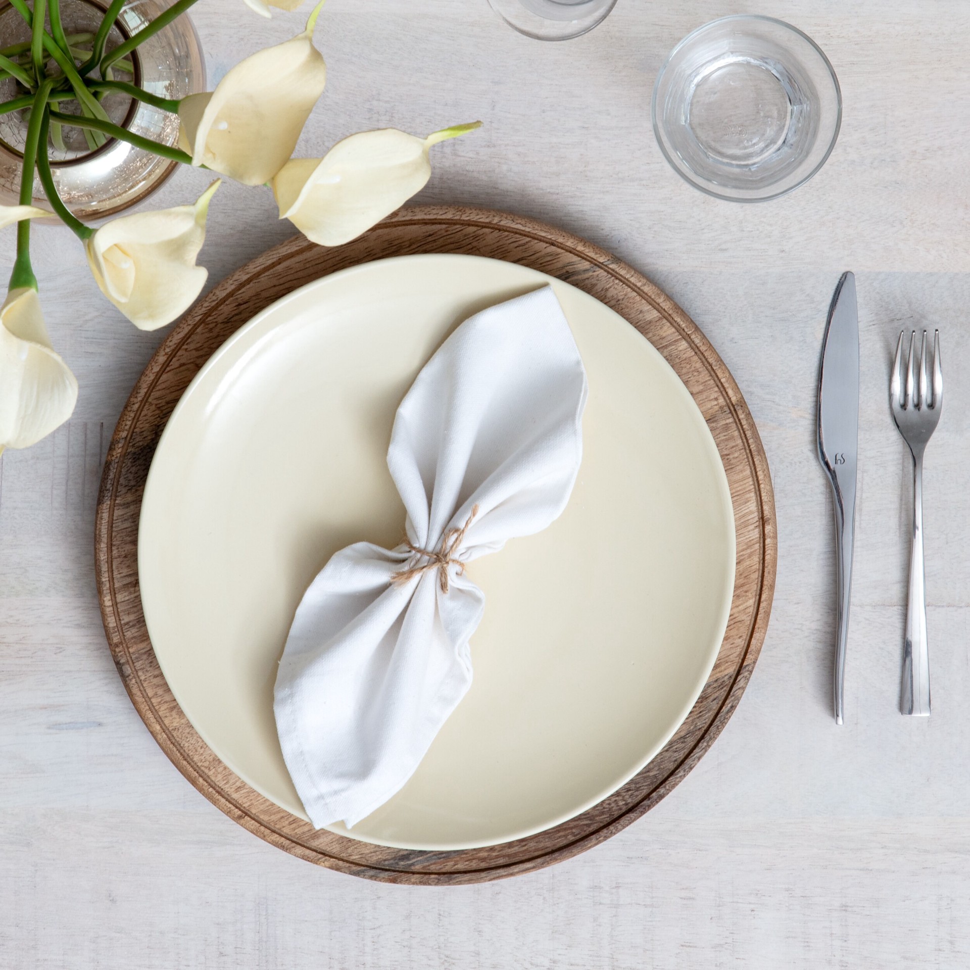 slide 4 of 6, allen + roth Brown Wood Coastal Decorative plate, 1 ct