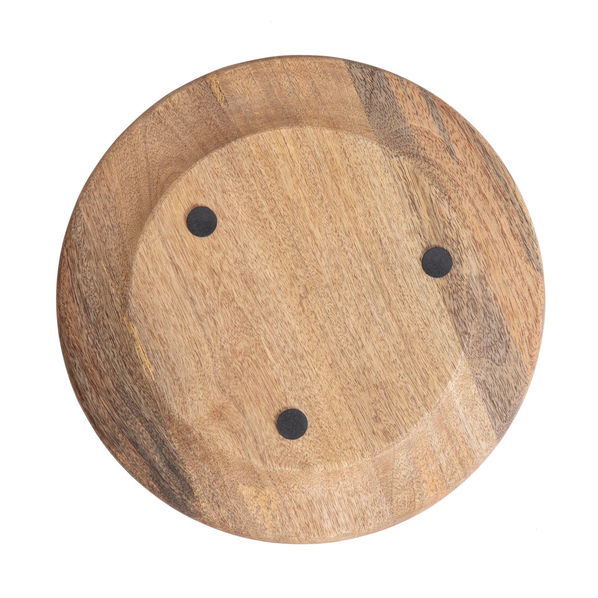slide 6 of 6, allen + roth Brown Wood Coastal Decorative plate, 1 ct