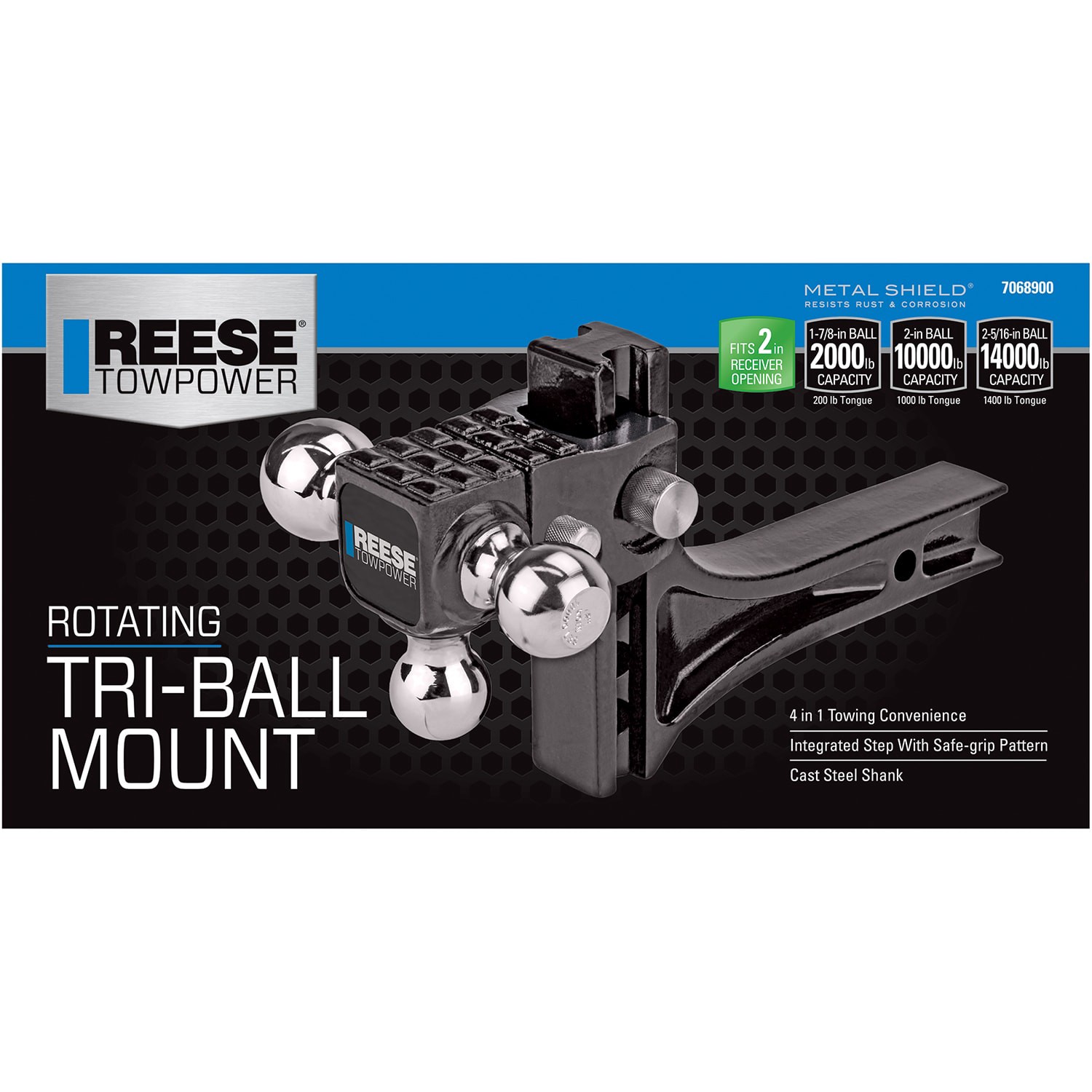 slide 5 of 6, Reese Towpower 10.5-in Drop 2-in Receiver Multi Adjustable Interchangeable Hitch Mount, 1 ct