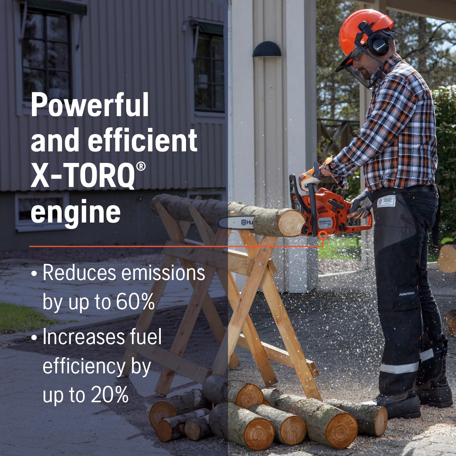 slide 4 of 6, Husqvarna 120 38.2-cc 2-cycle 14-in Gas Chainsaw, 1 ct