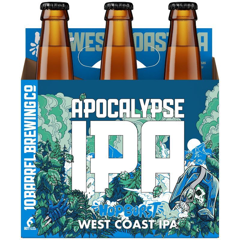 slide 3 of 8, 10 Barrel Brewing Co. 10 Barrel Apocalypse IPA Beer - 6pk/12 fl oz Bottles, 6 ct; 12 fl oz