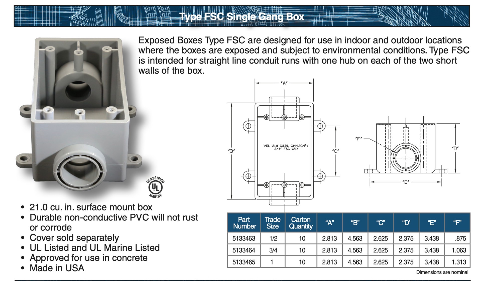 slide 5 of 6, CANTEX 1/2-in Schedule 40, Schedule 80 PVC Connector Conduit Fittings, 1 ct