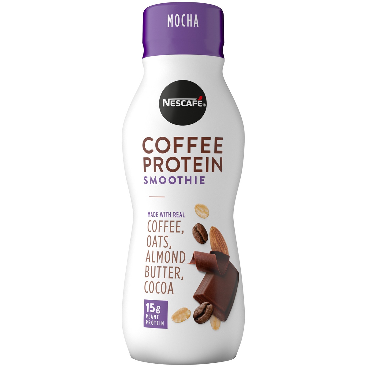 slide 1 of 7, Nescafé Mocha Coffee Protein Smoothie, 11 fl oz