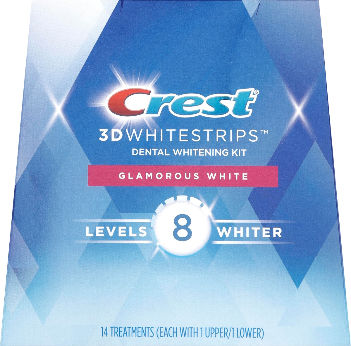 slide 5 of 9, Crest 3D Whitestrips Glamorous White Teeth Whitening Kit 14 Treatments, 14 ct