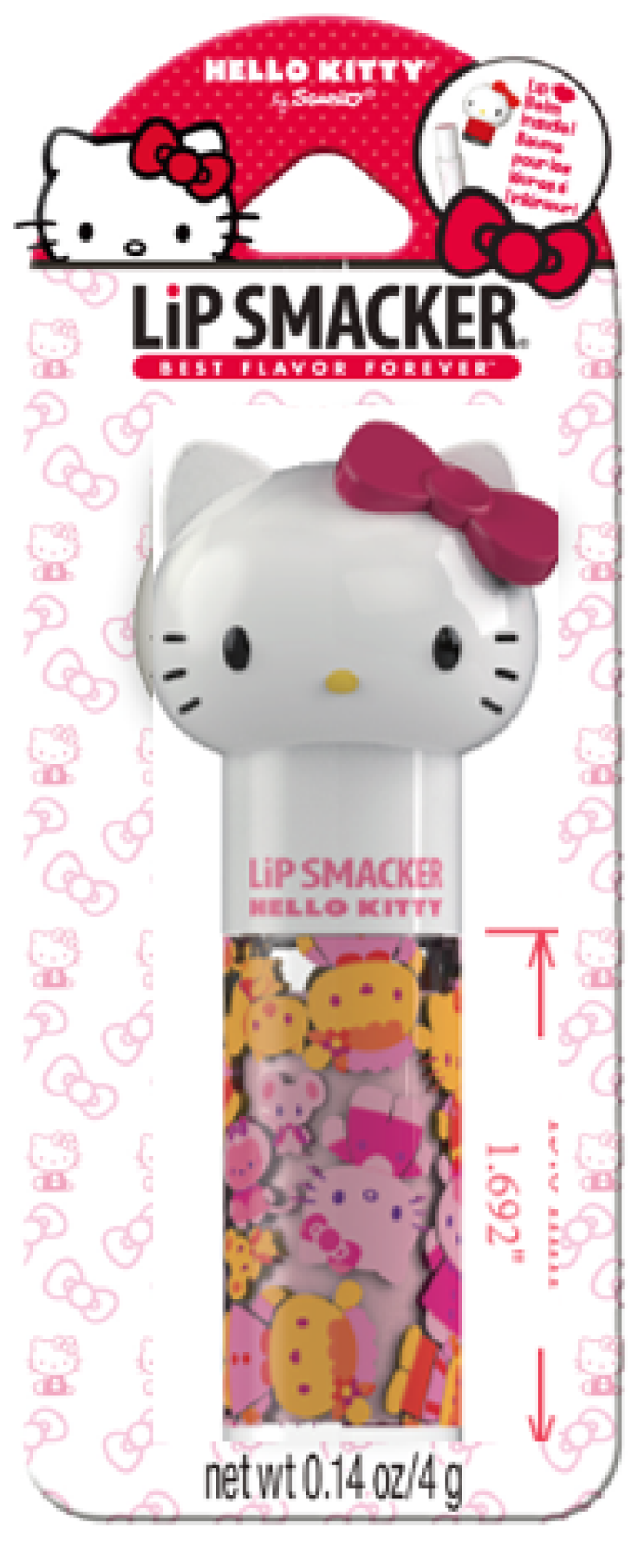 slide 1 of 5, Lip Smacker Lippy Pal Lip Gloss Hello Kitty, 0.14 oz