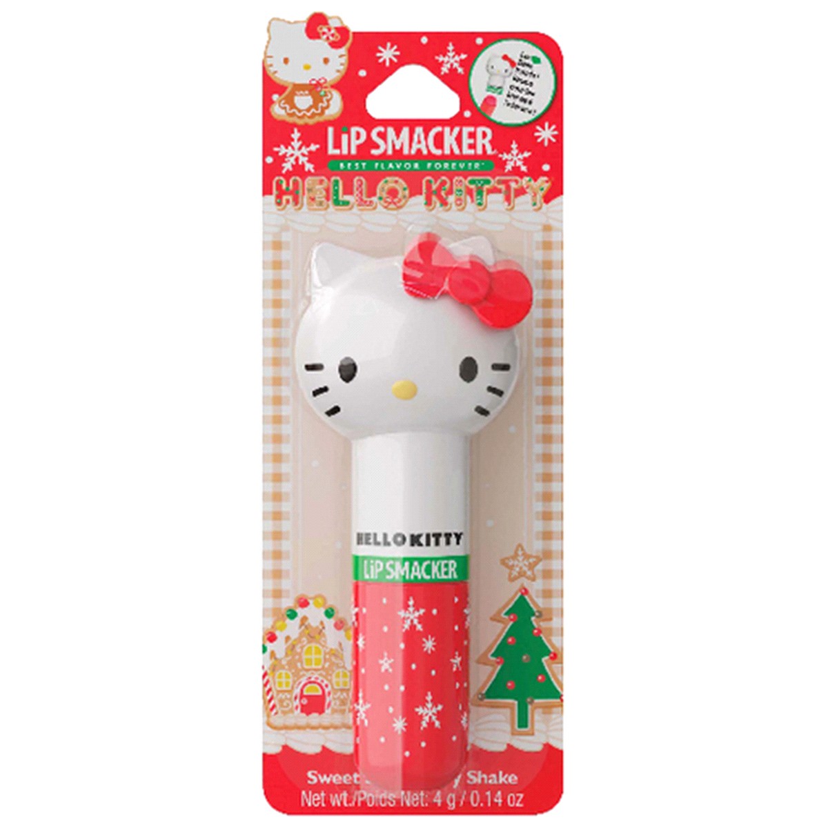 slide 1 of 1, LIP SMACKER LS Holiday Lippy Pal Lip Balm Hello Kitty, 1 ct
