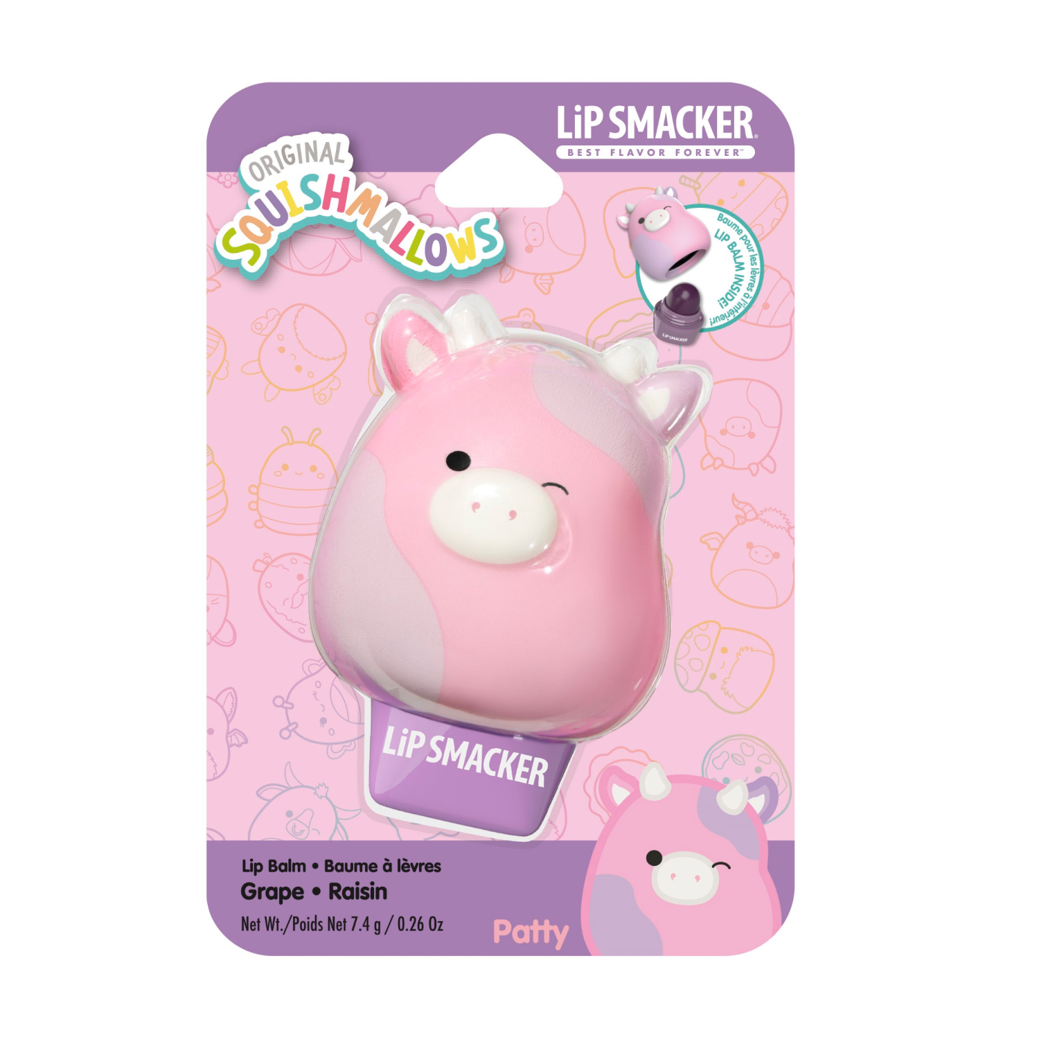 slide 1 of 4, Lip Smacker Squishmallows Lip Balm - Patty, 1 ct