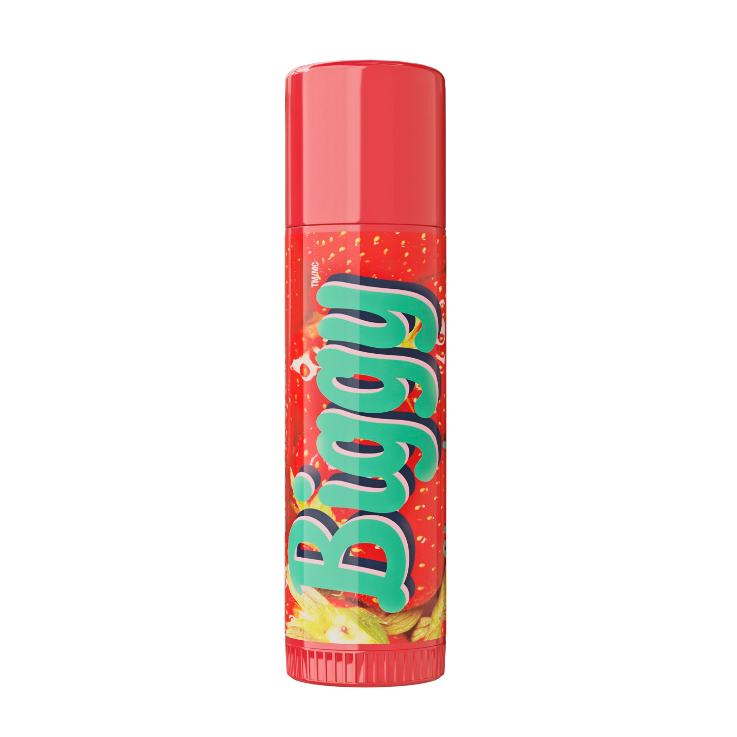 slide 4 of 4, Biggy Lip Balm Strwberry, 1 ct
