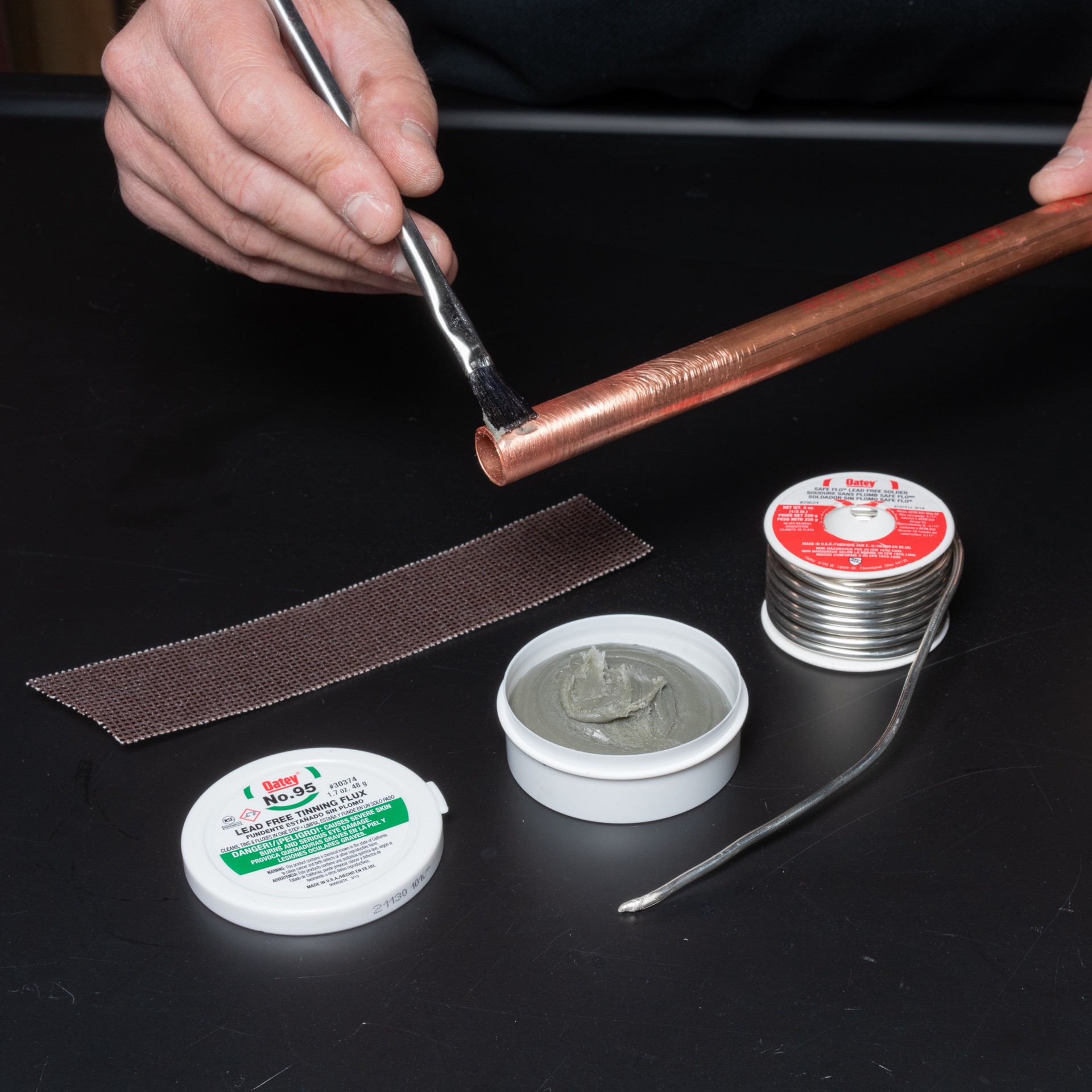 slide 2 of 4, Oatey 8-fl oz Tinning Soldering Flux, 1 ct