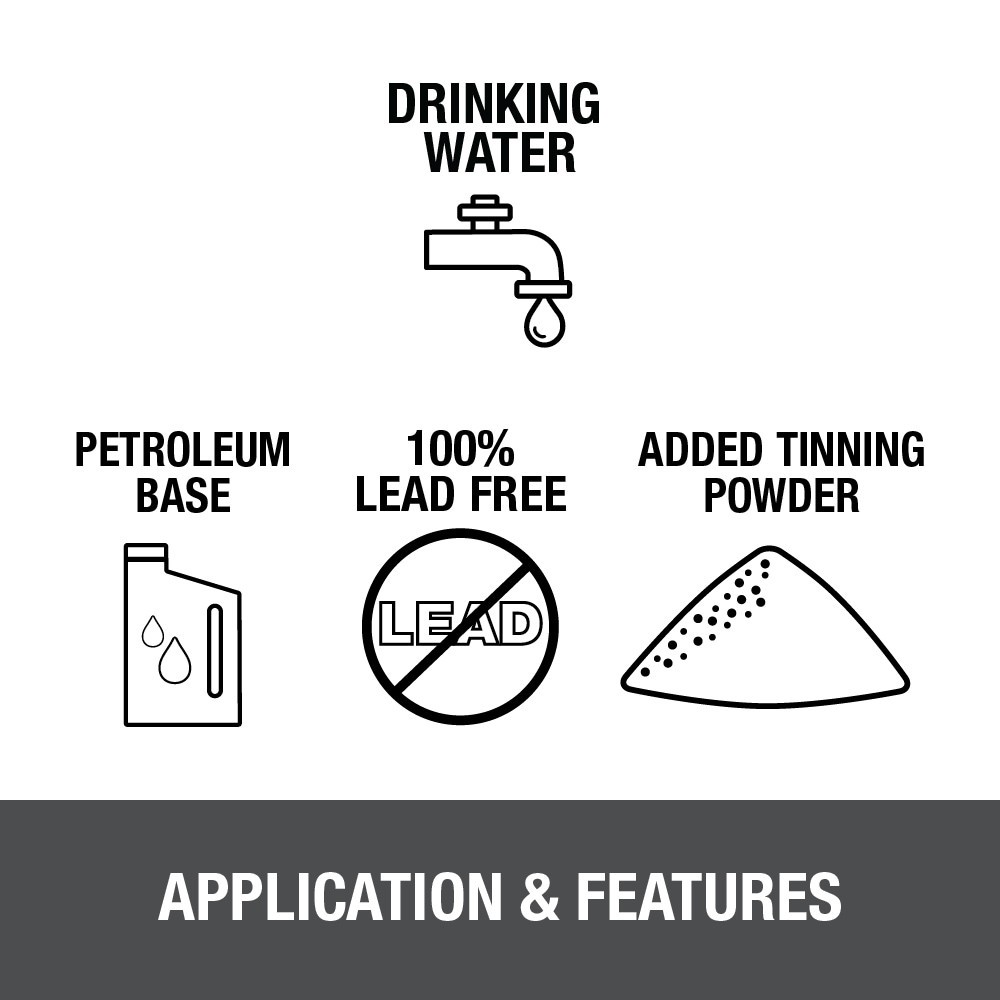 slide 3 of 4, Oatey 8-fl oz Tinning Soldering Flux, 1 ct