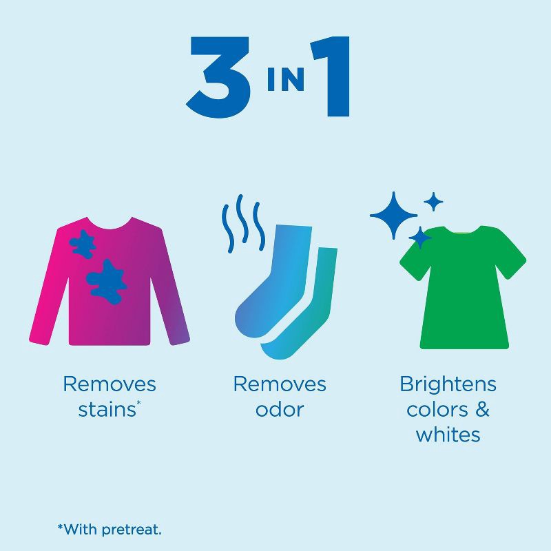 slide 7 of 14, Clorox 2 for Colors - Free & Clear Stain Remover and Color Brightener - 88oz, 88 oz