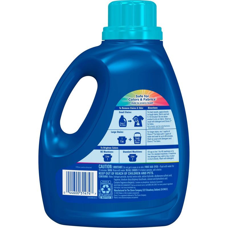 slide 11 of 15, Clorox 2 for Colors - Stain Remover and Color Brightener - Clean Linen - 88oz, 88 oz