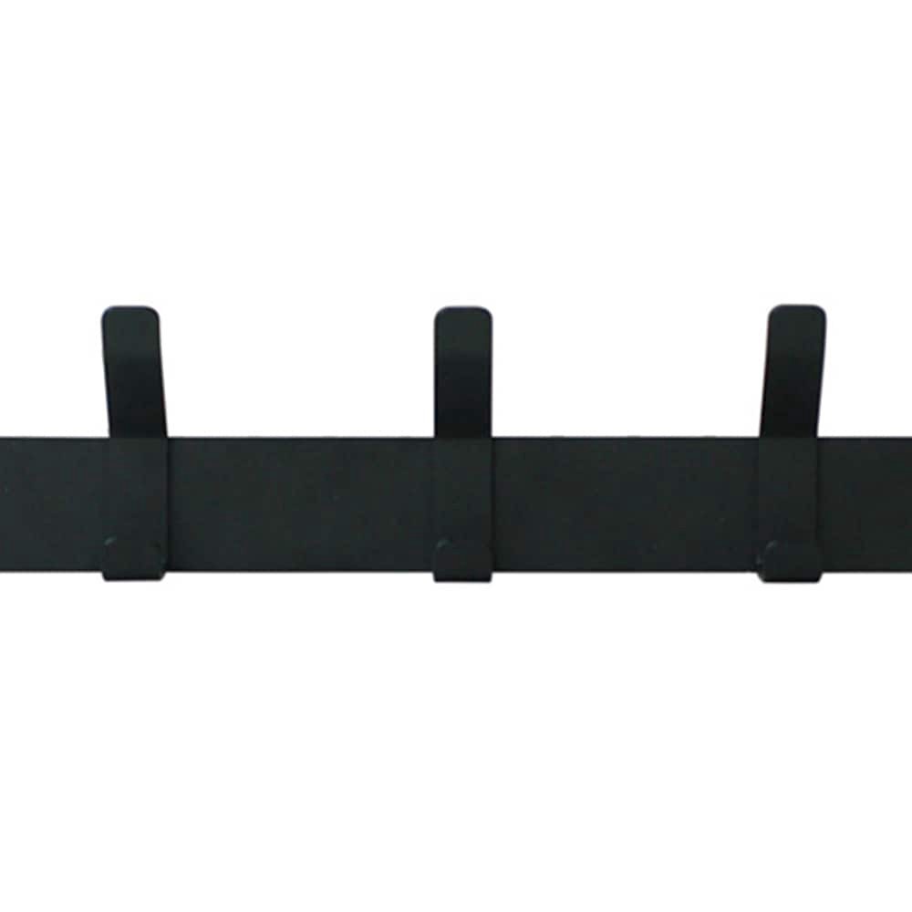slide 6 of 6, Origin 21 5 -Hook 22.01-in x 1.772-in H Black Decorative Wall Hook ( 35-lb Capacity), 1 ct
