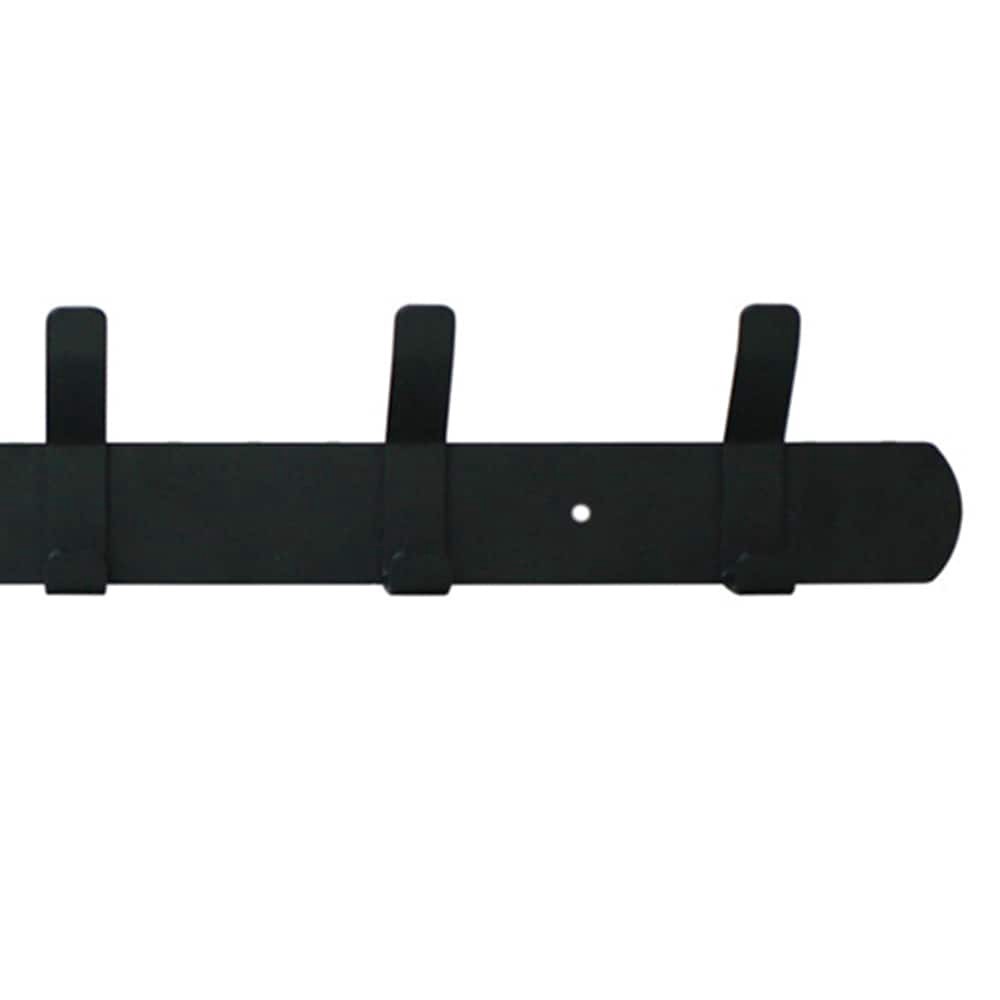 slide 4 of 6, Origin 21 5 -Hook 22.01-in x 1.772-in H Black Decorative Wall Hook ( 35-lb Capacity), 1 ct