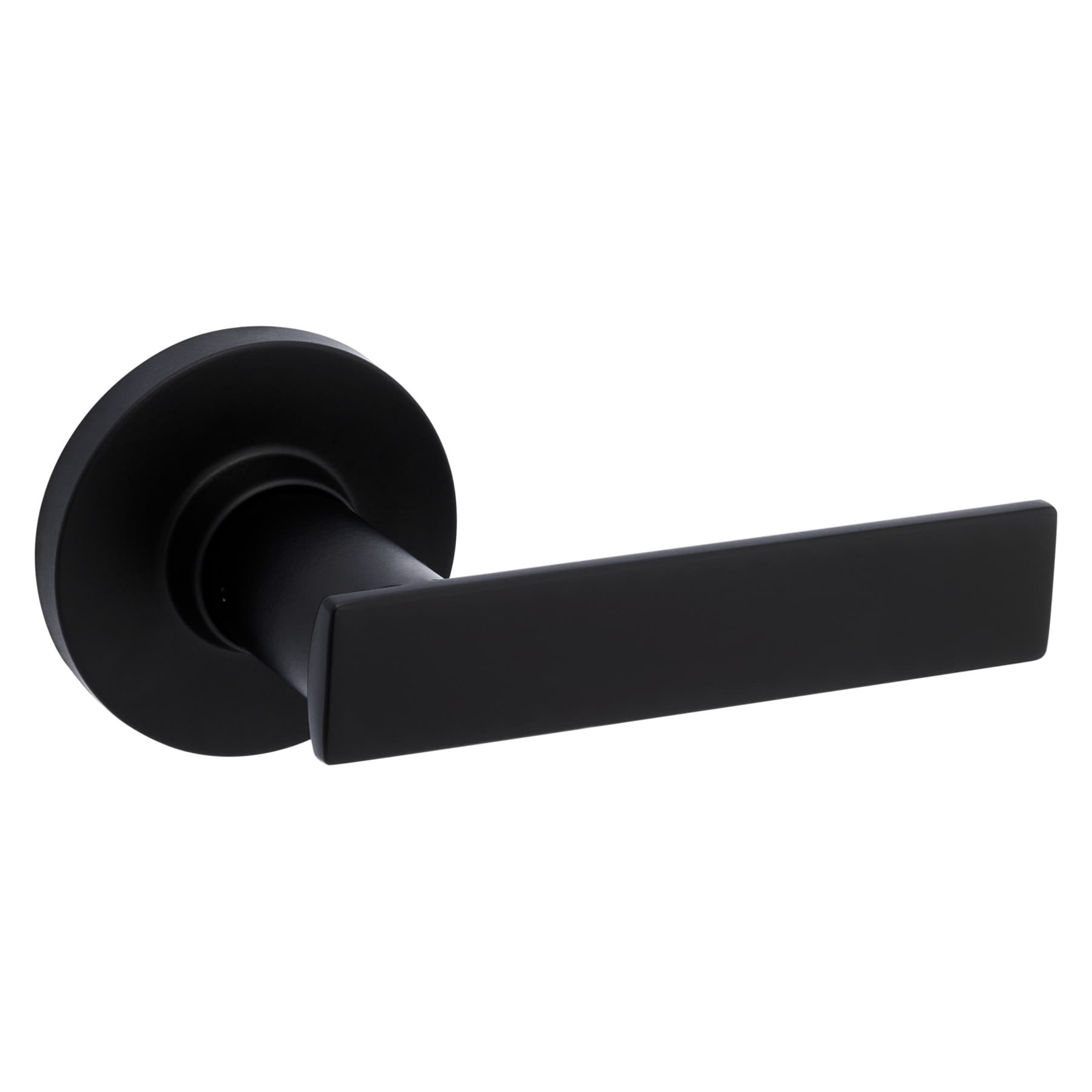 slide 1 of 6, RELIABILT Kinross Matte Black Interior or Exterior Dummy Door Handle, 1 ct
