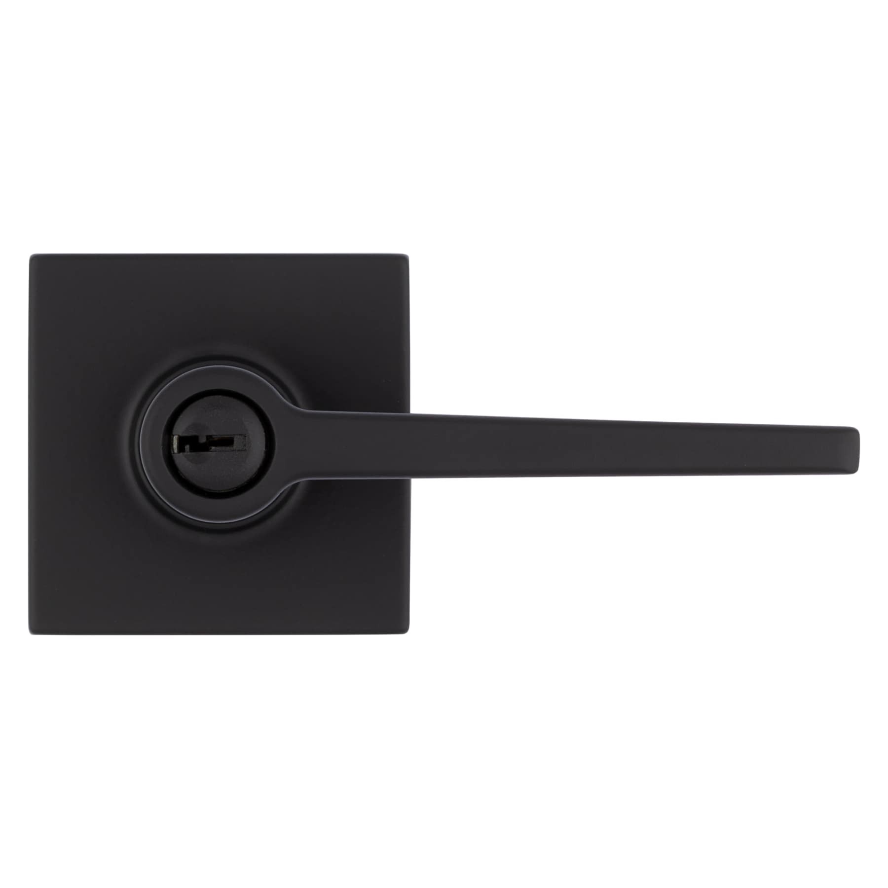 slide 5 of 6, RELIABILT Dallas Matte Black Exterior Keyed Entry Door Handle, 1 ct