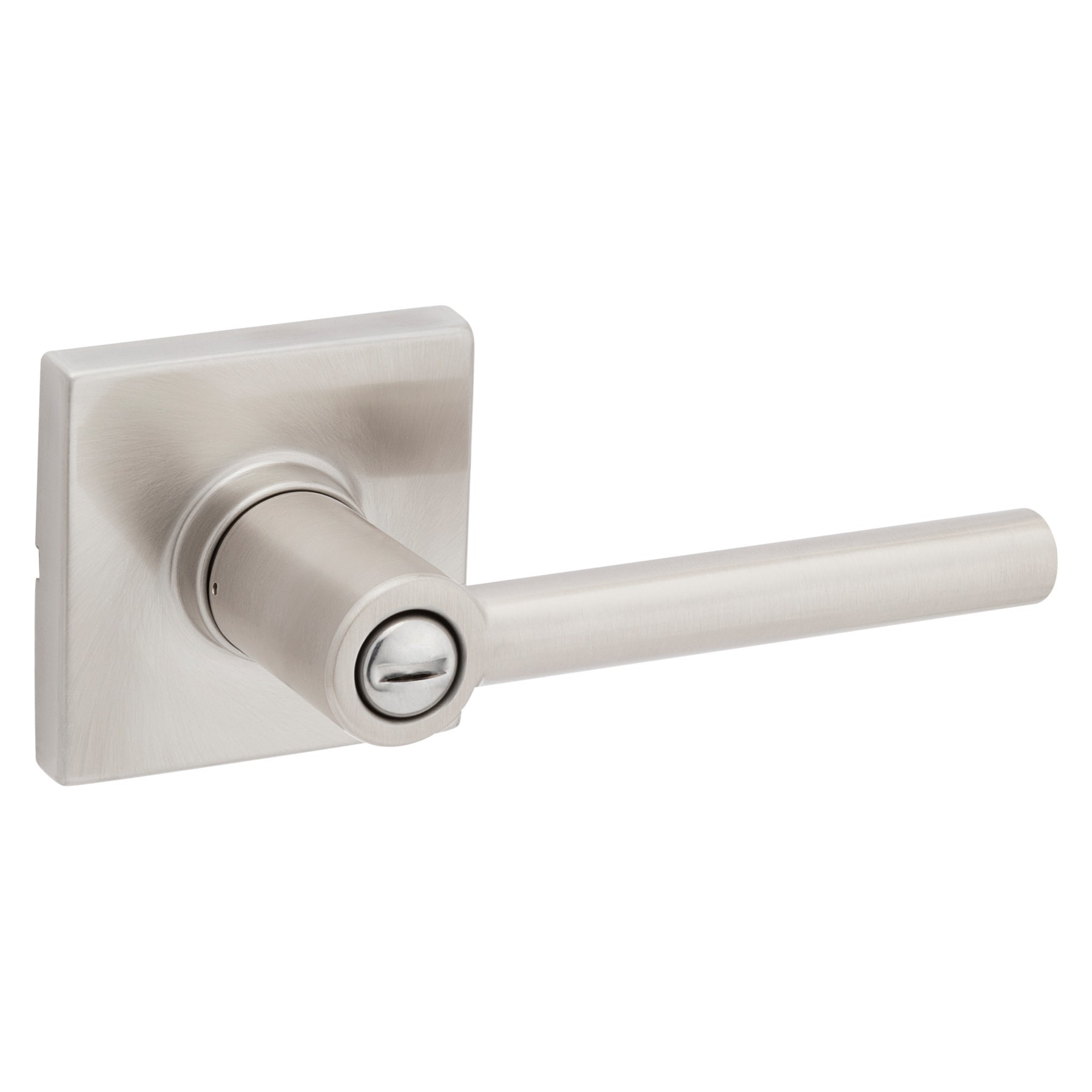 slide 4 of 6, RELIABILT Ashwood Satin Nickel Interior or Bed/Bath Privacy Door Handle, 1 ct