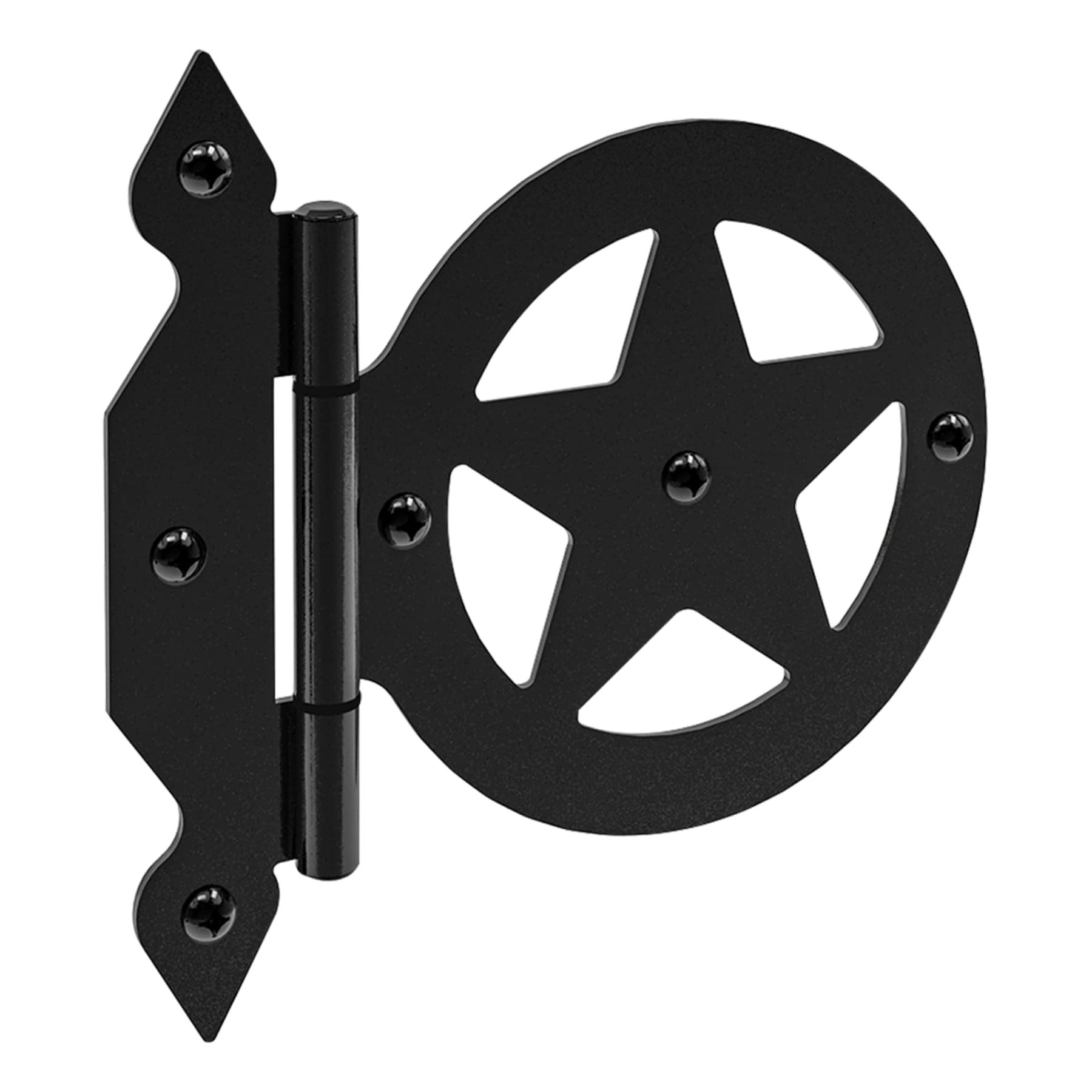 slide 1 of 4, National Hardware 2 -Pack 8-3/5-in Black Gate hinge, 1 ct