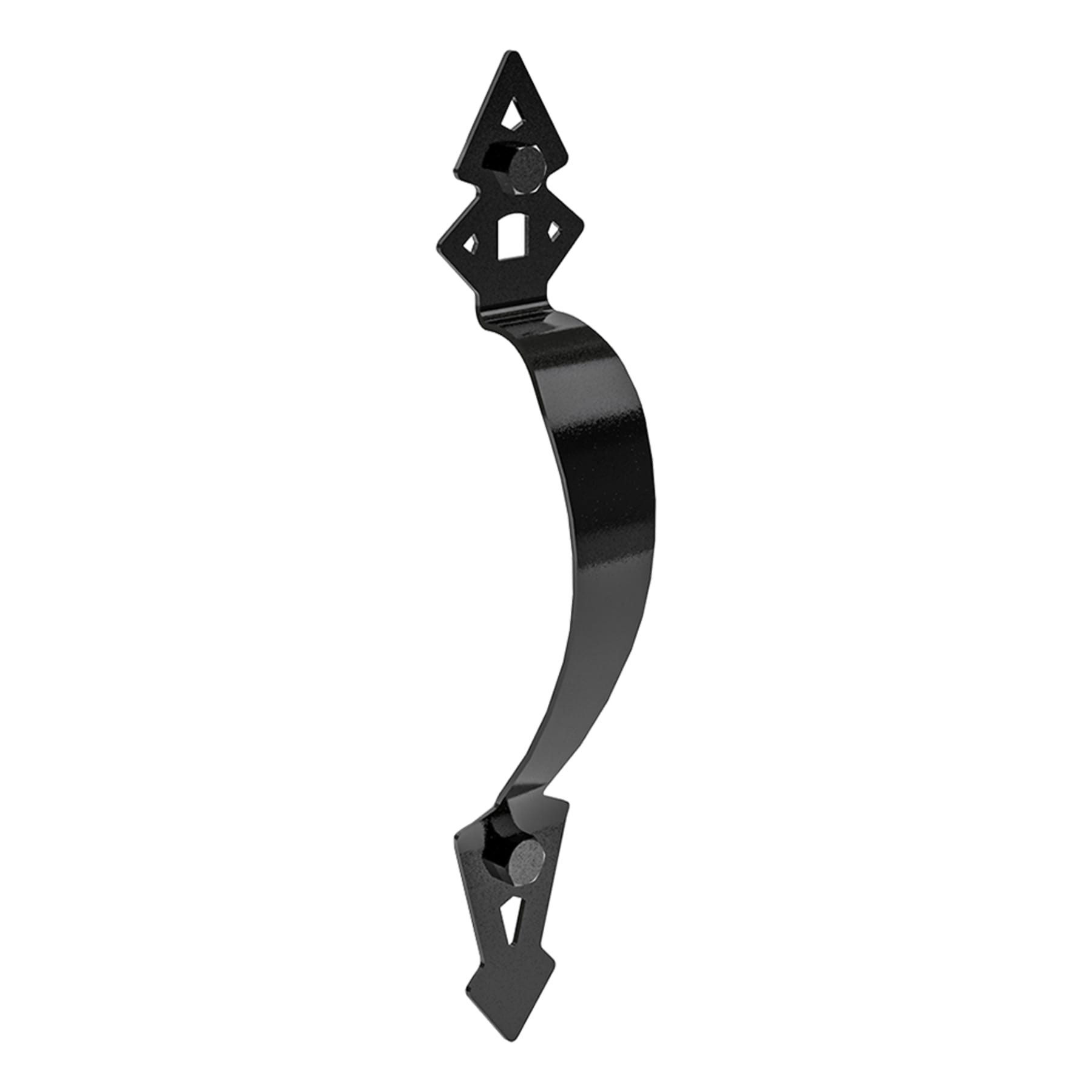 slide 1 of 6, National Hardware 11-in Black Gate pull, 1 ct