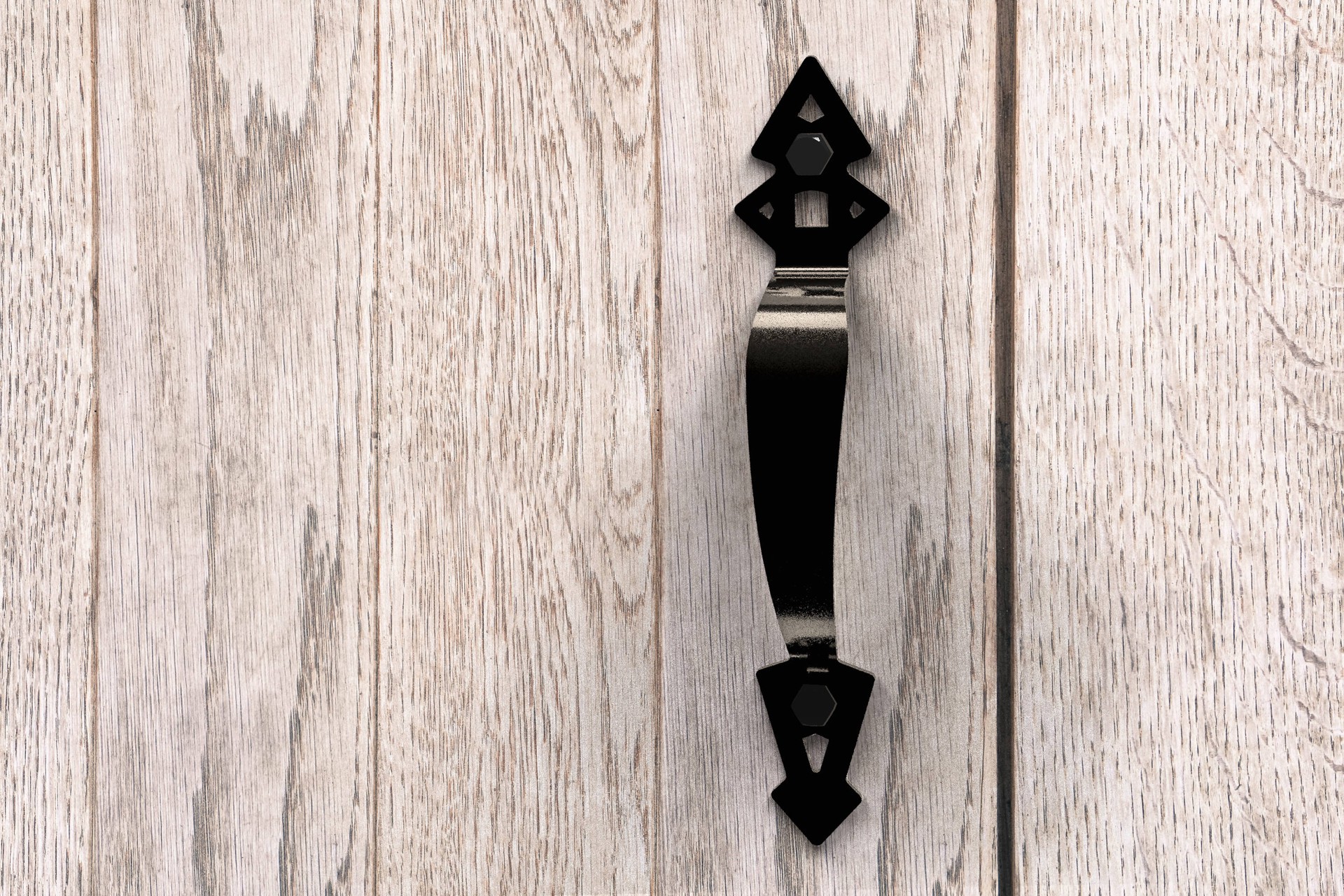 slide 6 of 6, National Hardware 11-in Black Gate pull, 1 ct