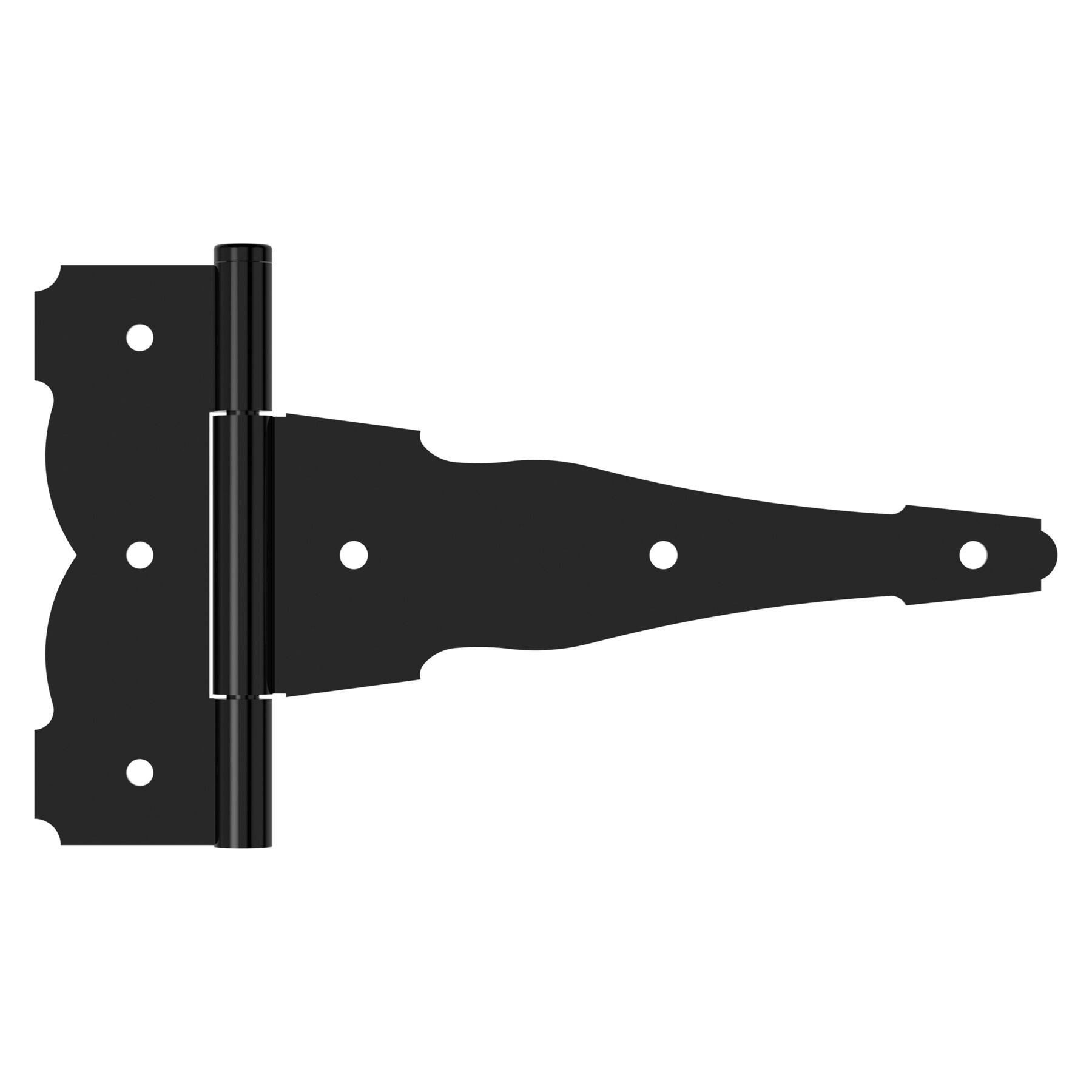 slide 2 of 6, National Hardware 10-in Black Gate hinge, 1 ct