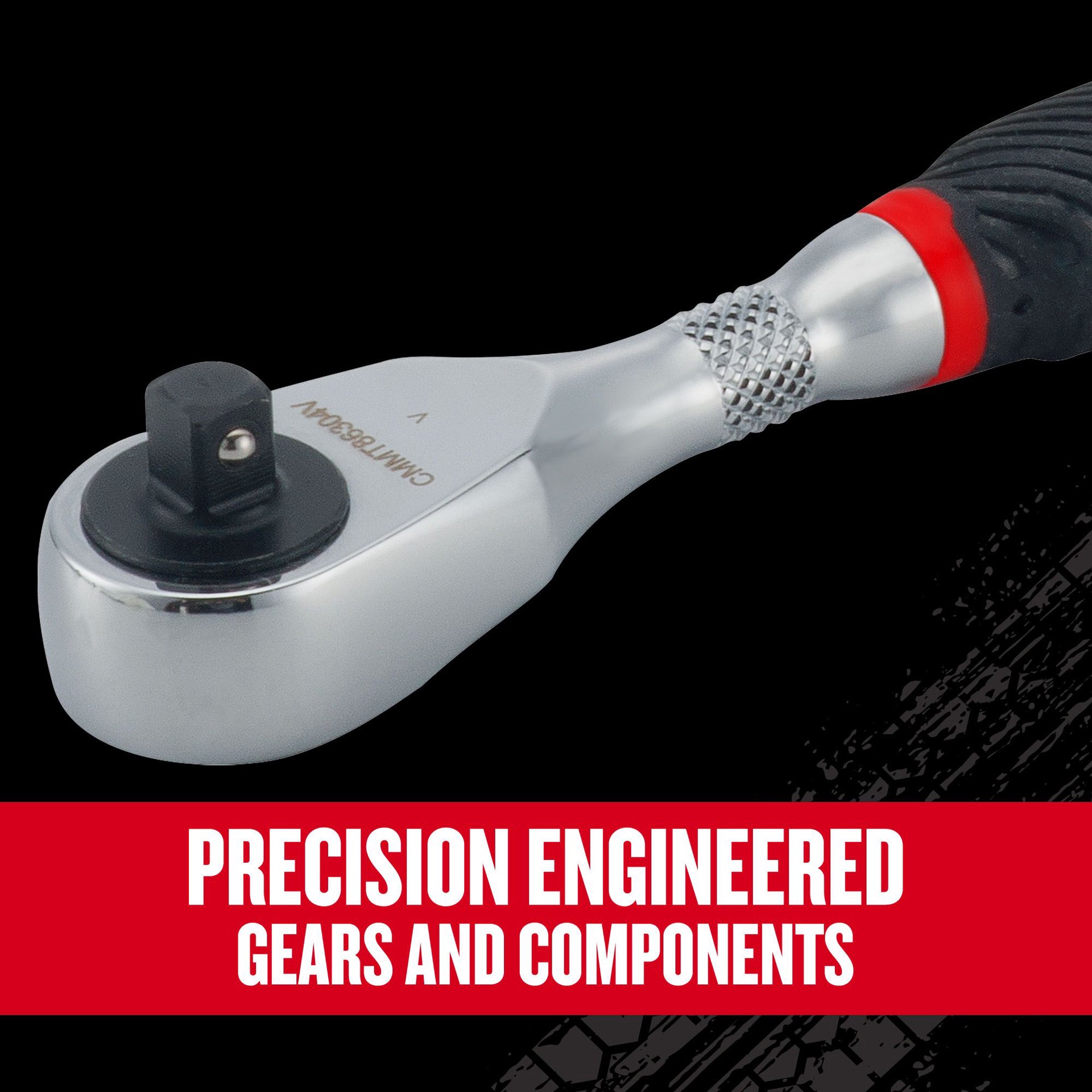 slide 3 of 6, CRAFTSMAN V-Series 80 -Tooth 1/4-in Drive Comfort grip Handle Ratchet, 1 ct