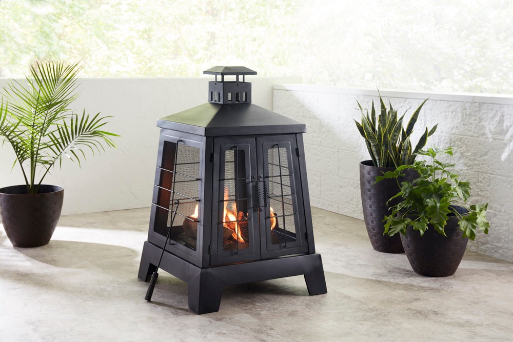 slide 3 of 6, allen + roth 29.13-in W Steel Square, 1 ct