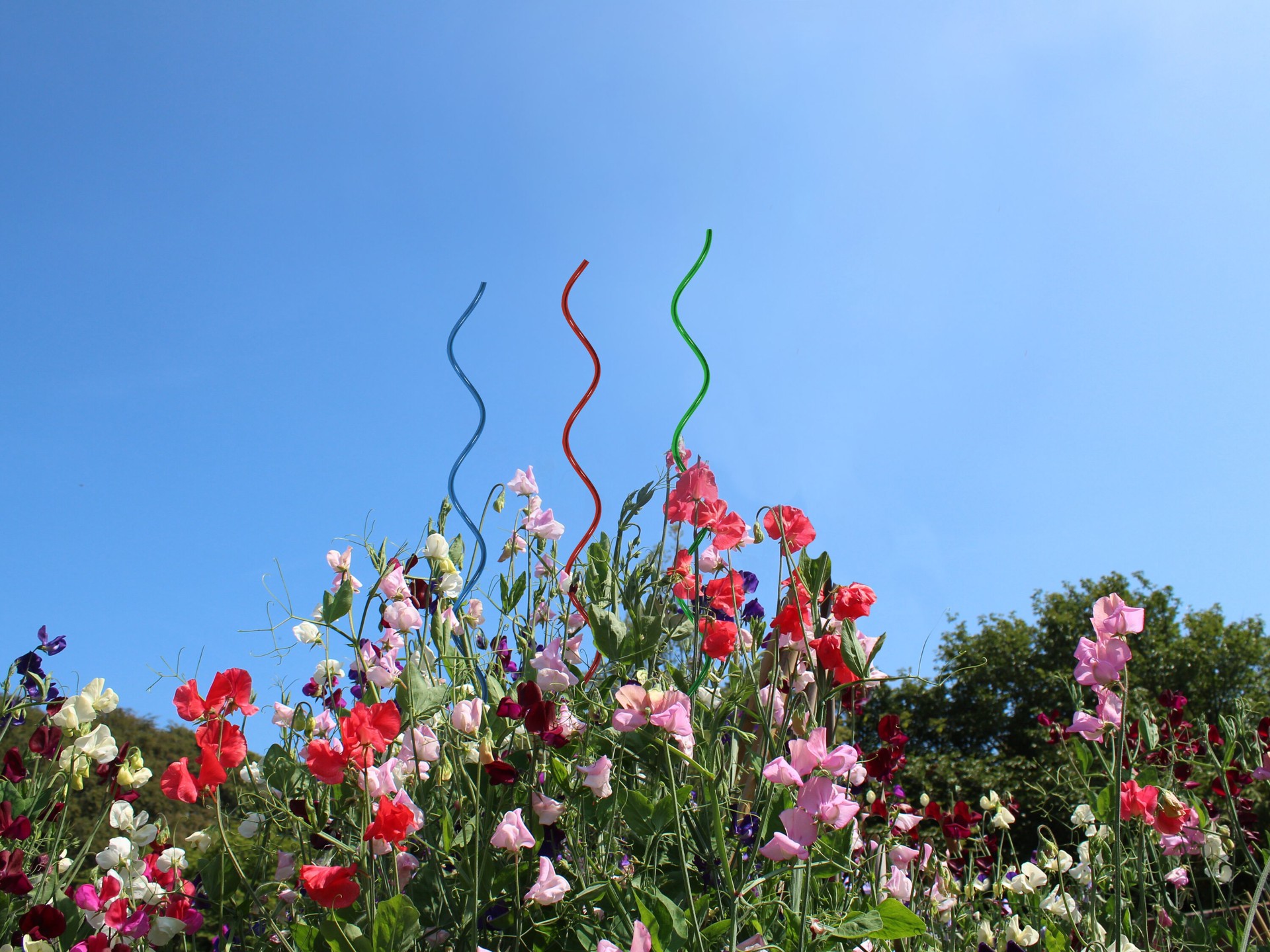 slide 2 of 2, 50-in Red Metal Traditional Stake, 1 ct