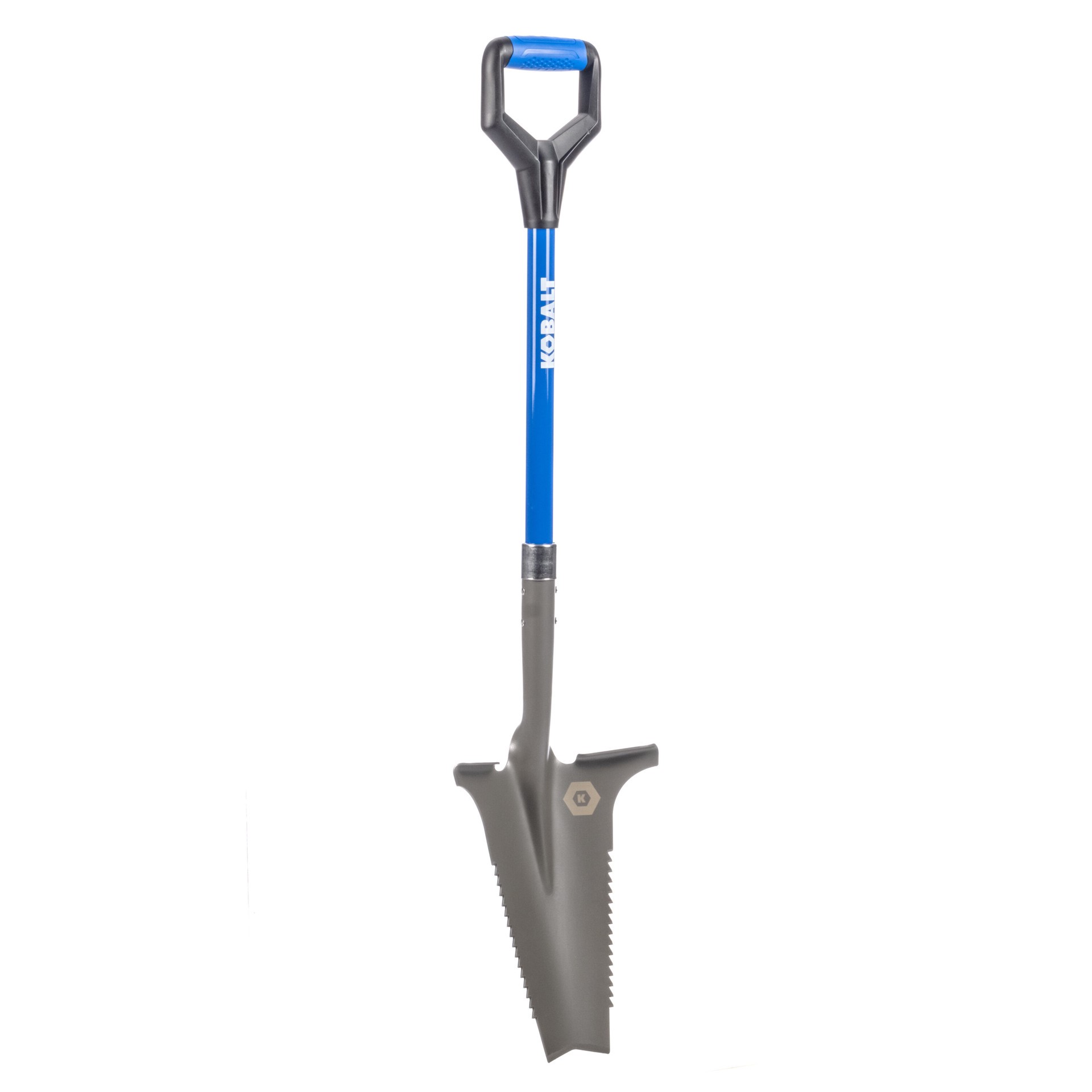 slide 3 of 6, Kobalt 44-in Fiberglass D-Handle Root cutting shovel, 1 ct