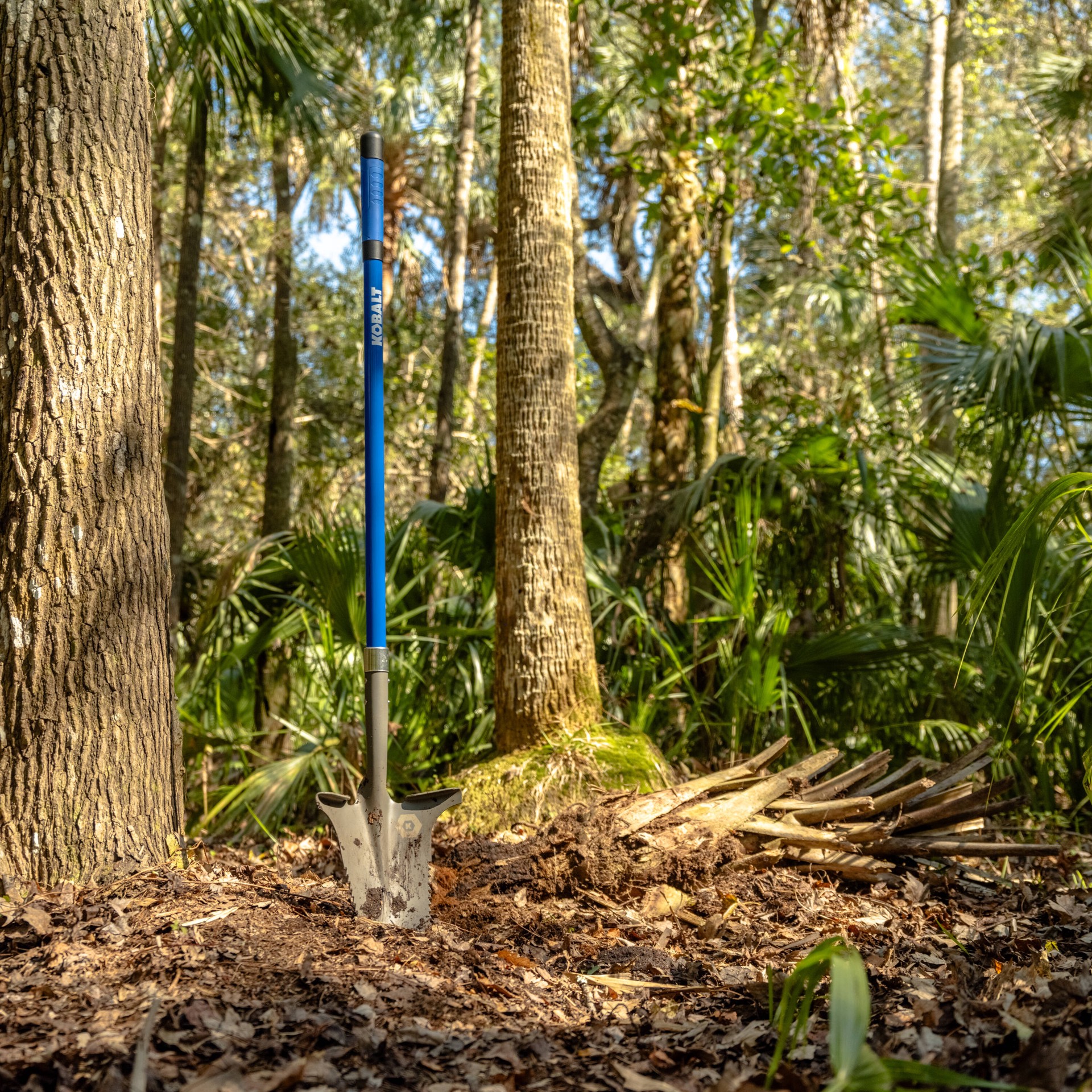 slide 5 of 6, Kobalt 57.5-in Fiberglass Handle Root cutting shovel, 1 ct