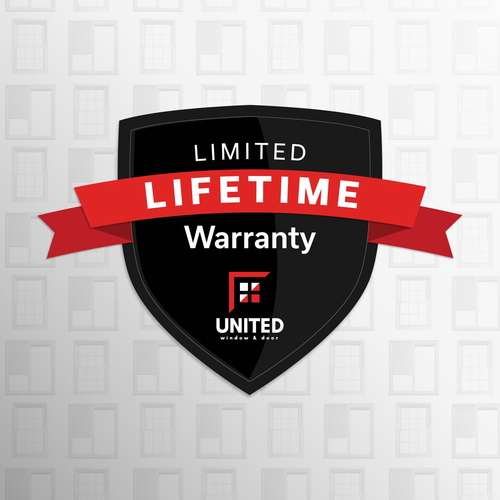 slide 6 of 6, United Window & Door Distinct 23-1/2-in x 37-1/2-in White White Vinyl Replacement Double Hung Window Low-E argon Double Pane Glass (Full Screen Included), 1 ct