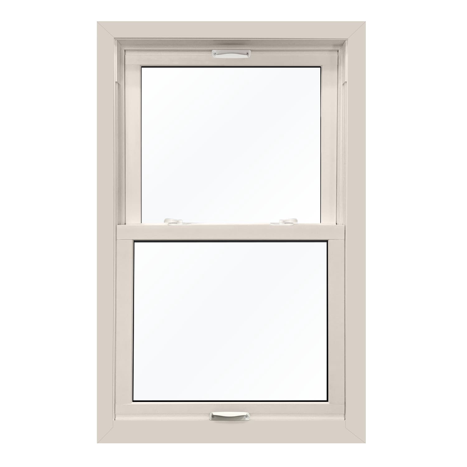slide 2 of 6, United Window & Door Distinct White White Vinyl Replacement Double Hung Window Low-E argon Double Pane Glass (Full Screen Included), 1 ct