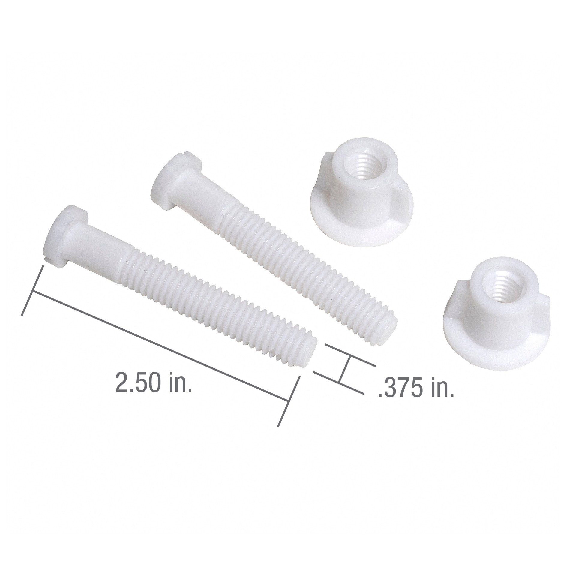 slide 3 of 6, RELIABILT White Seat post mounting kit, 1 ct