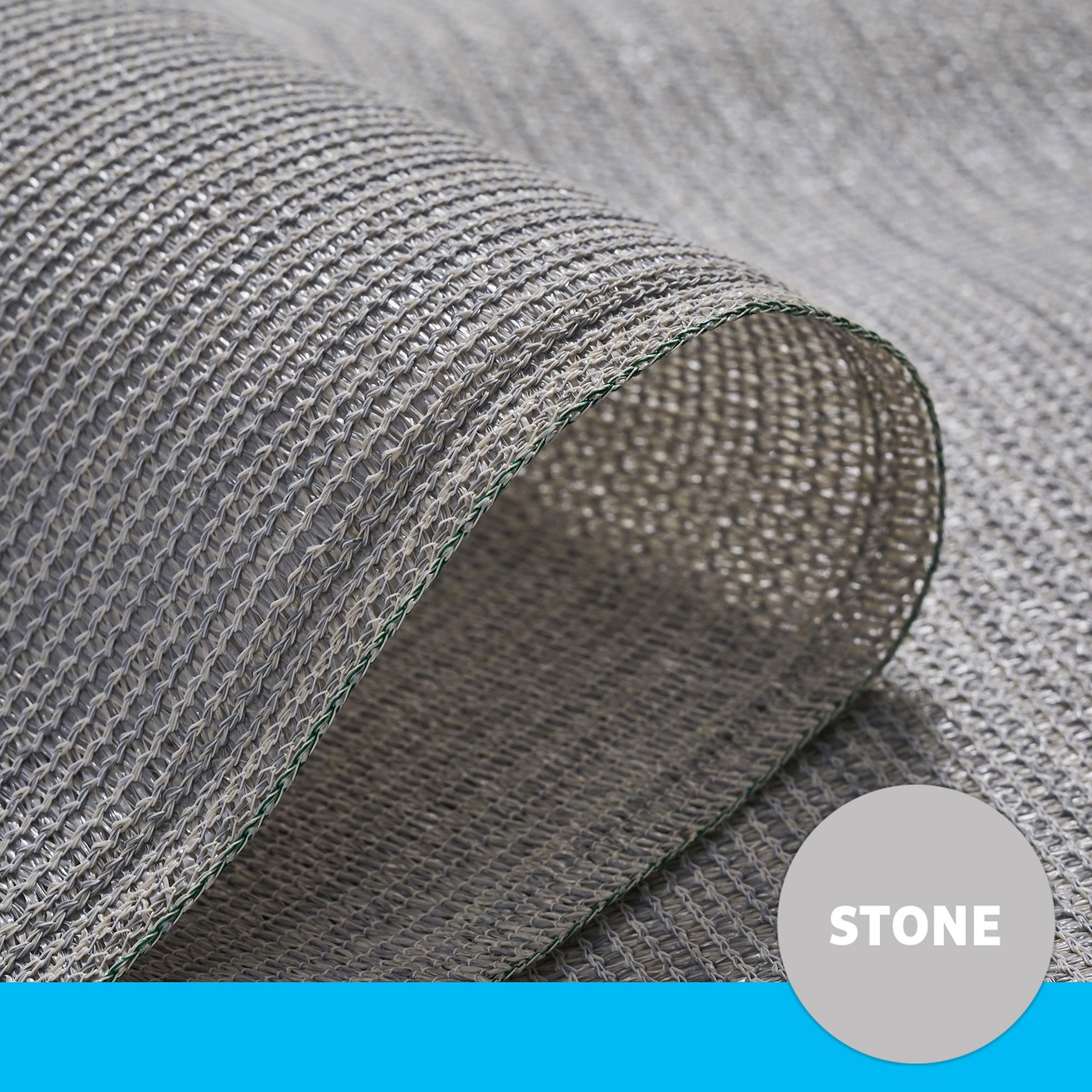 slide 3 of 5, Coolaroo Shade Fabric 15-ft x 6-ft Stone Shade fabric, 1 ct