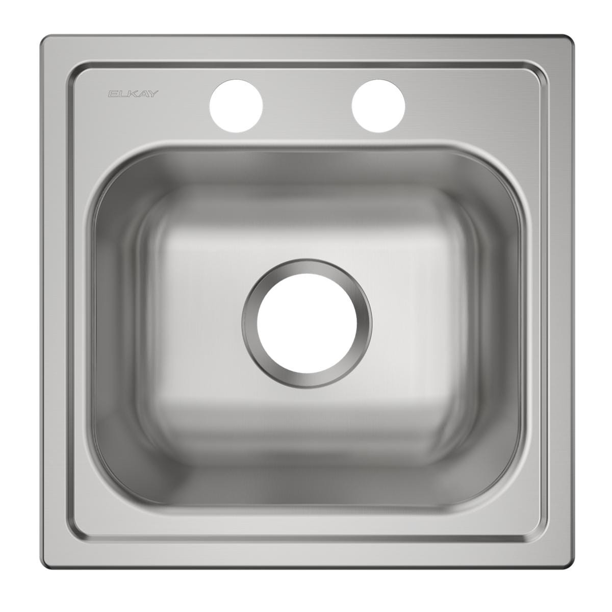 slide 2 of 6, Elkay Dayton 15-in L x 15-in W Stainless steel Drop-in Residential Bar Sink, 1 ct