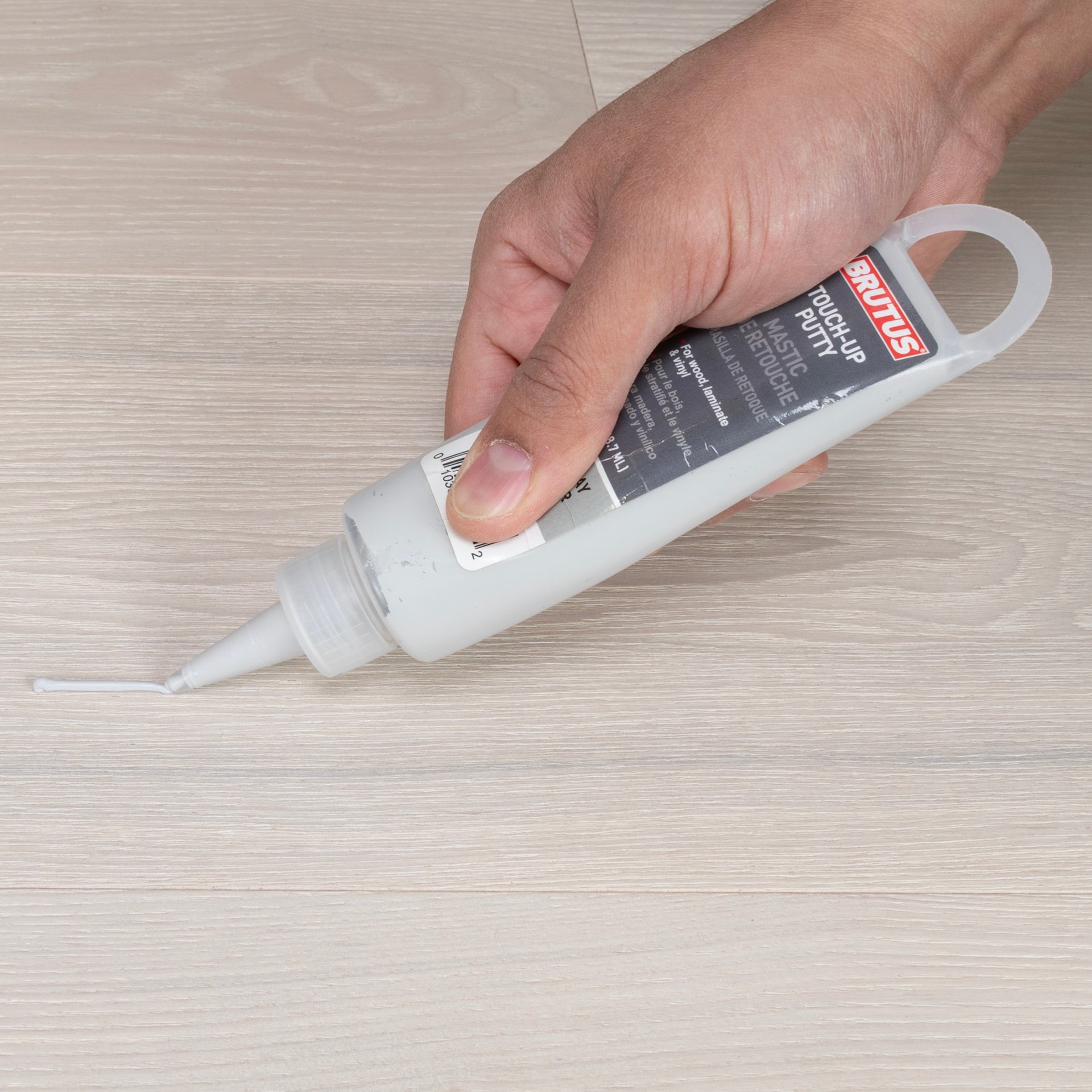 slide 2 of 4, Brutus Light Gray Water-based Wood putty, 1 ct