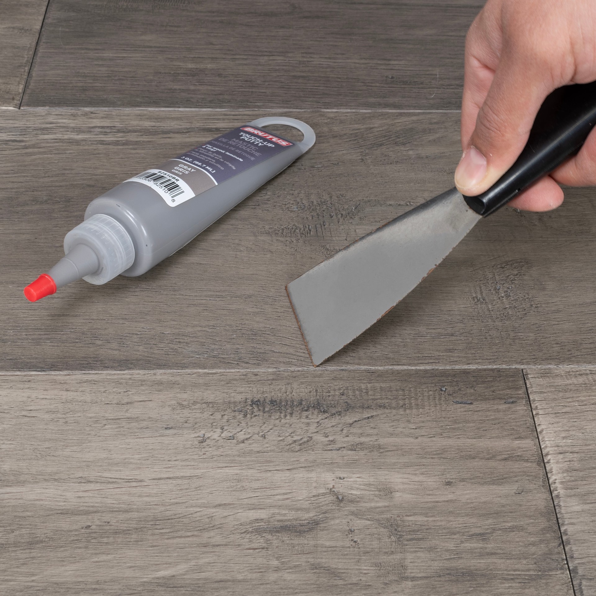 slide 3 of 4, Brutus Gray Water-based Wood putty, 1 ct