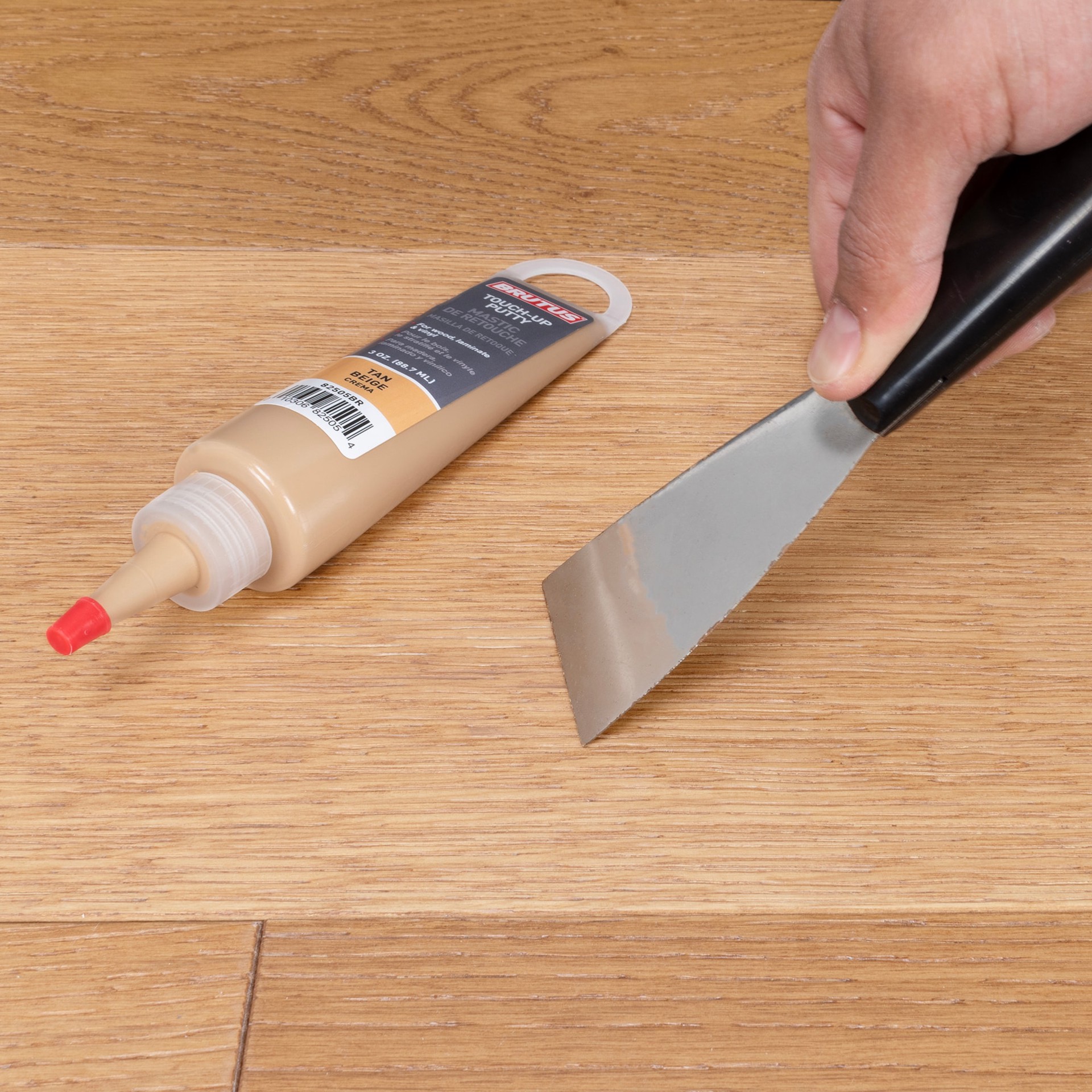 slide 3 of 4, Brutus Tan Water-based Wood putty, 1 ct