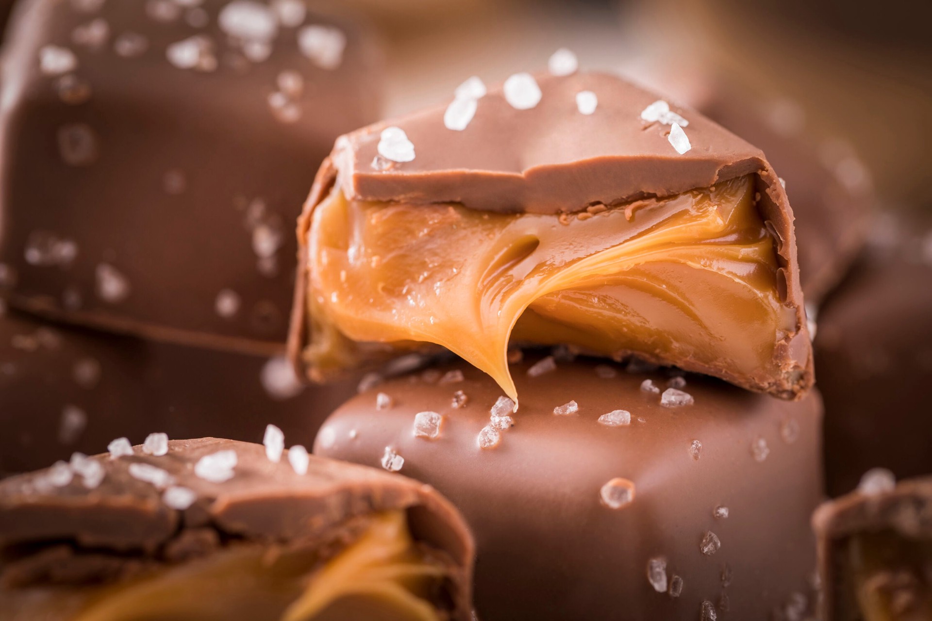 slide 2 of 2, COPPER KETTLE CANDY CO Caramel, Milk Chocolate and Sea Salt Confections-Soft, 1 ct